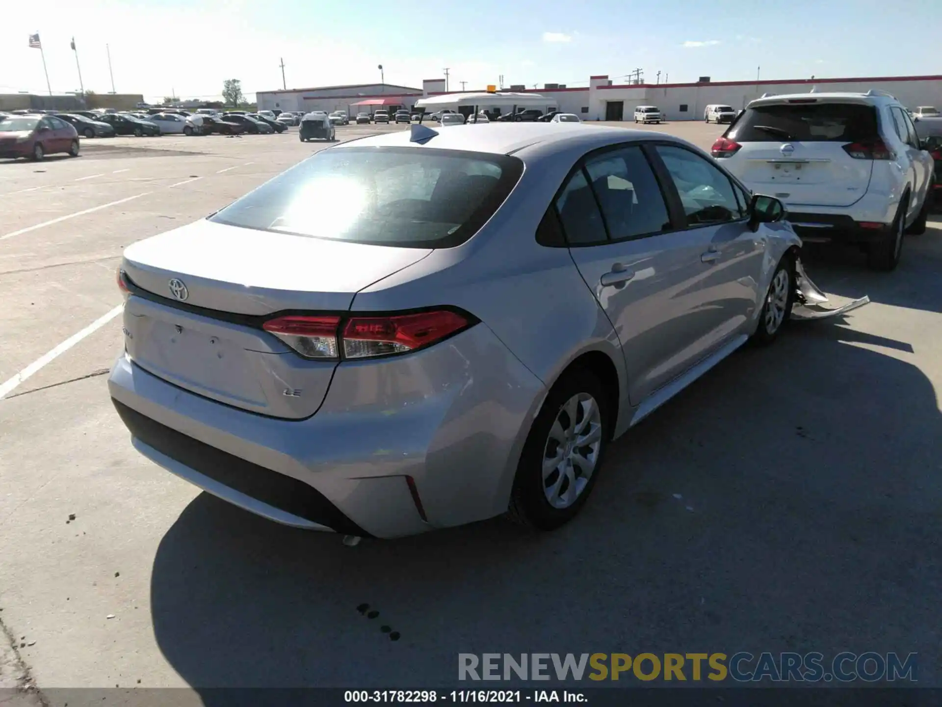 4 Photograph of a damaged car 5YFEPMAE5MP249358 TOYOTA COROLLA 2021