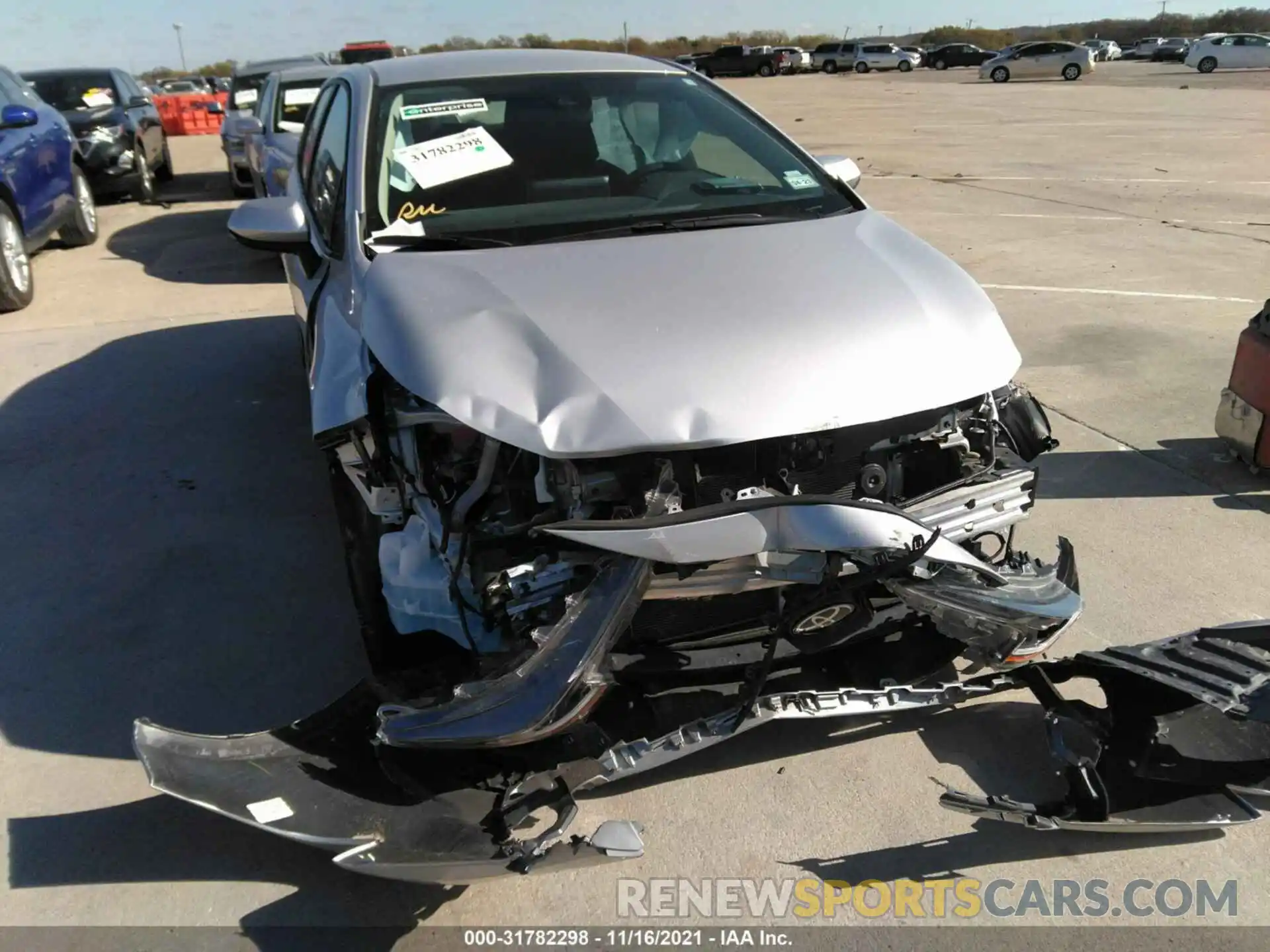 6 Photograph of a damaged car 5YFEPMAE5MP249358 TOYOTA COROLLA 2021