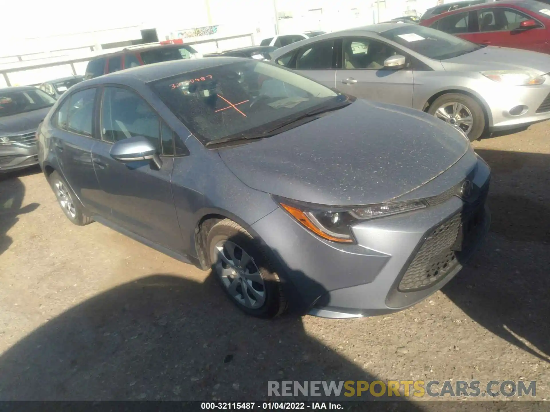 1 Photograph of a damaged car 5YFEPMAE5MP249361 TOYOTA COROLLA 2021