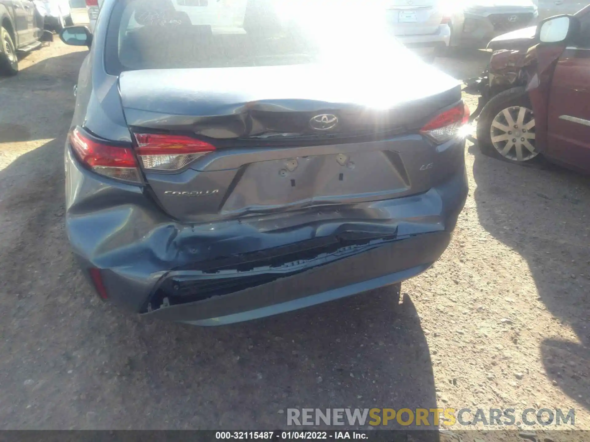 6 Photograph of a damaged car 5YFEPMAE5MP249361 TOYOTA COROLLA 2021