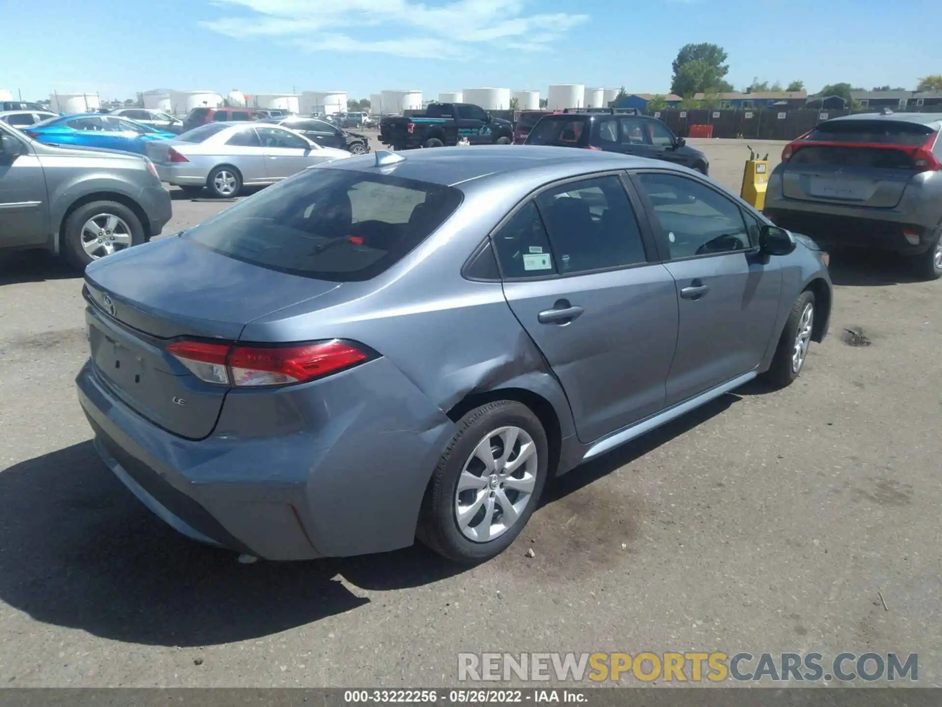 4 Photograph of a damaged car 5YFEPMAE5MP250333 TOYOTA COROLLA 2021