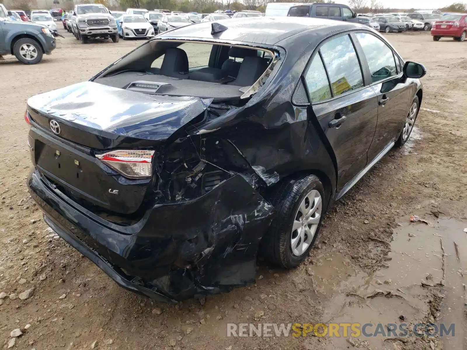 4 Photograph of a damaged car 5YFEPMAE5MP252387 TOYOTA COROLLA 2021