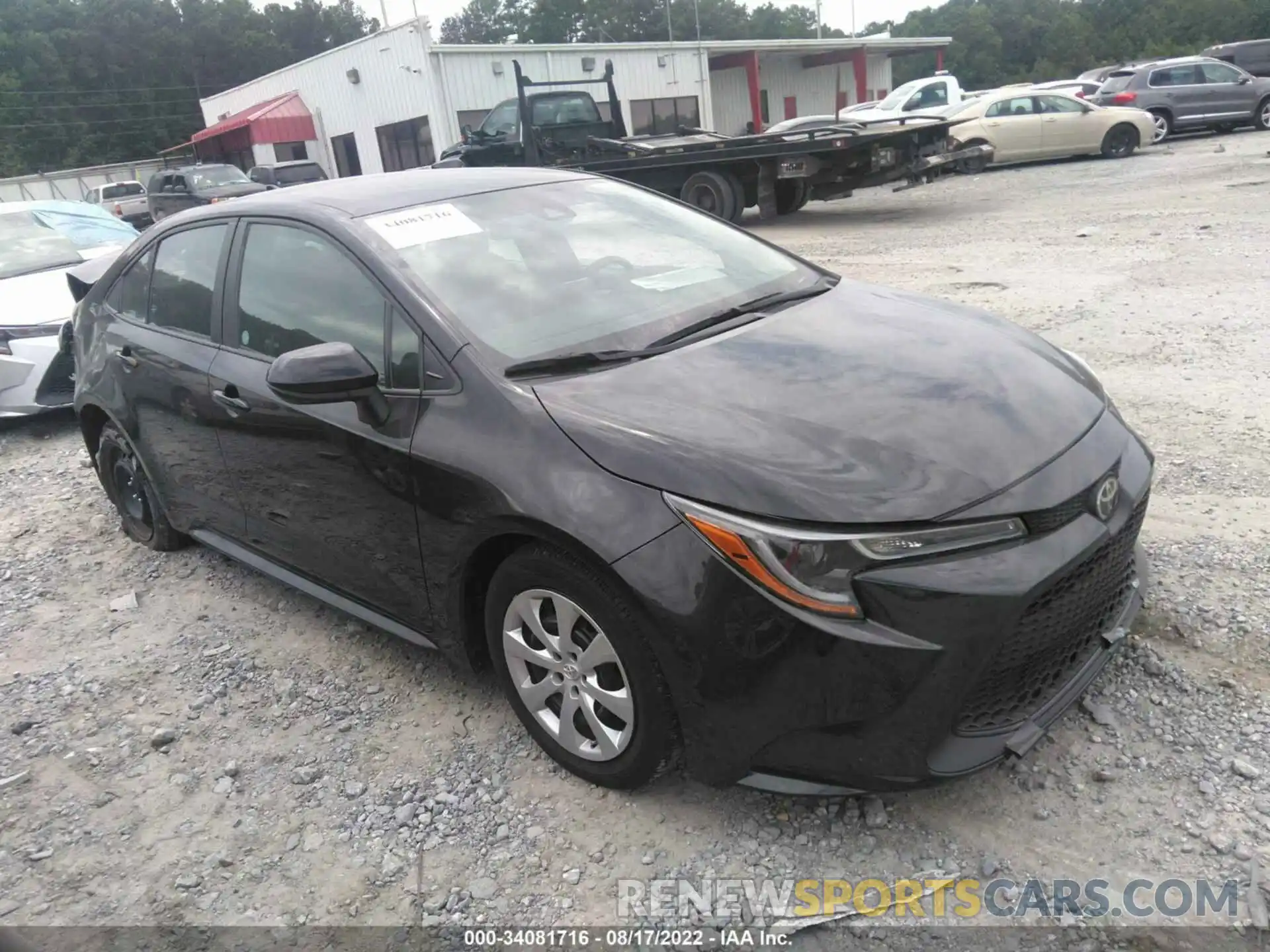 1 Photograph of a damaged car 5YFEPMAE5MP252535 TOYOTA COROLLA 2021