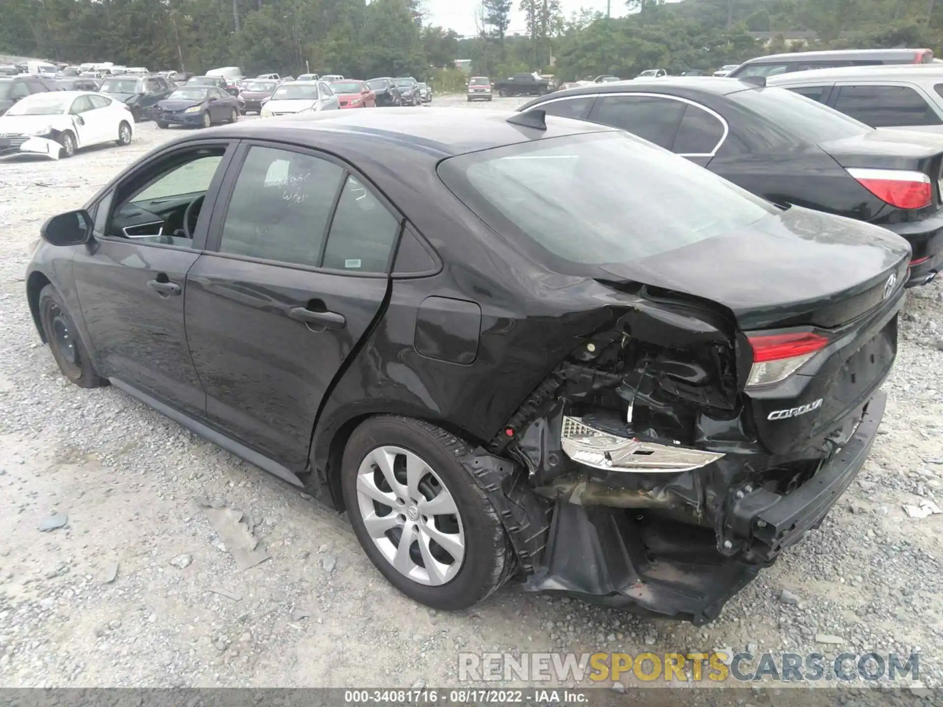 3 Photograph of a damaged car 5YFEPMAE5MP252535 TOYOTA COROLLA 2021