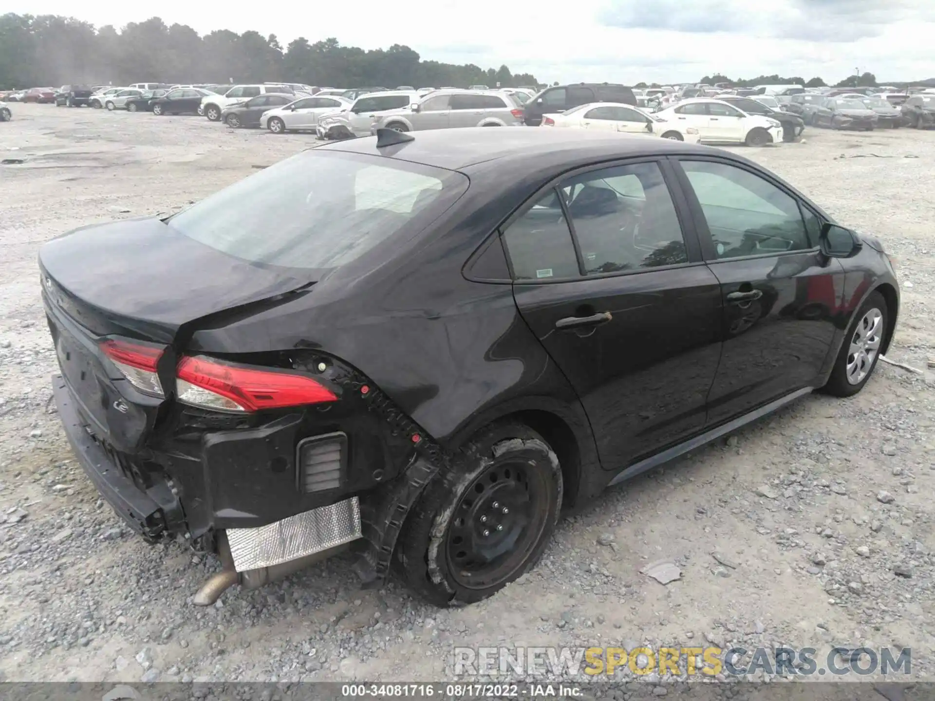 4 Photograph of a damaged car 5YFEPMAE5MP252535 TOYOTA COROLLA 2021