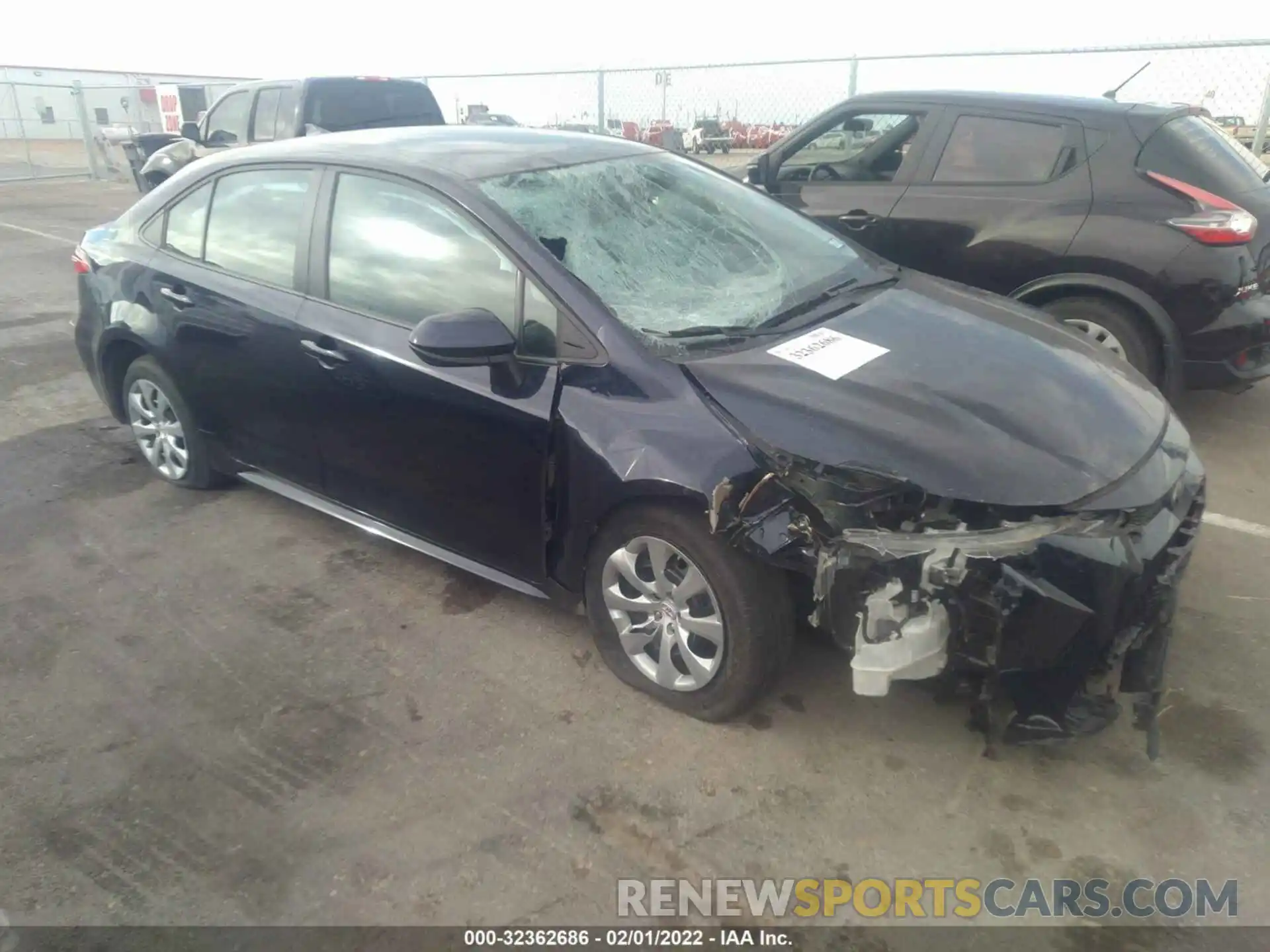 1 Photograph of a damaged car 5YFEPMAE5MP253510 TOYOTA COROLLA 2021