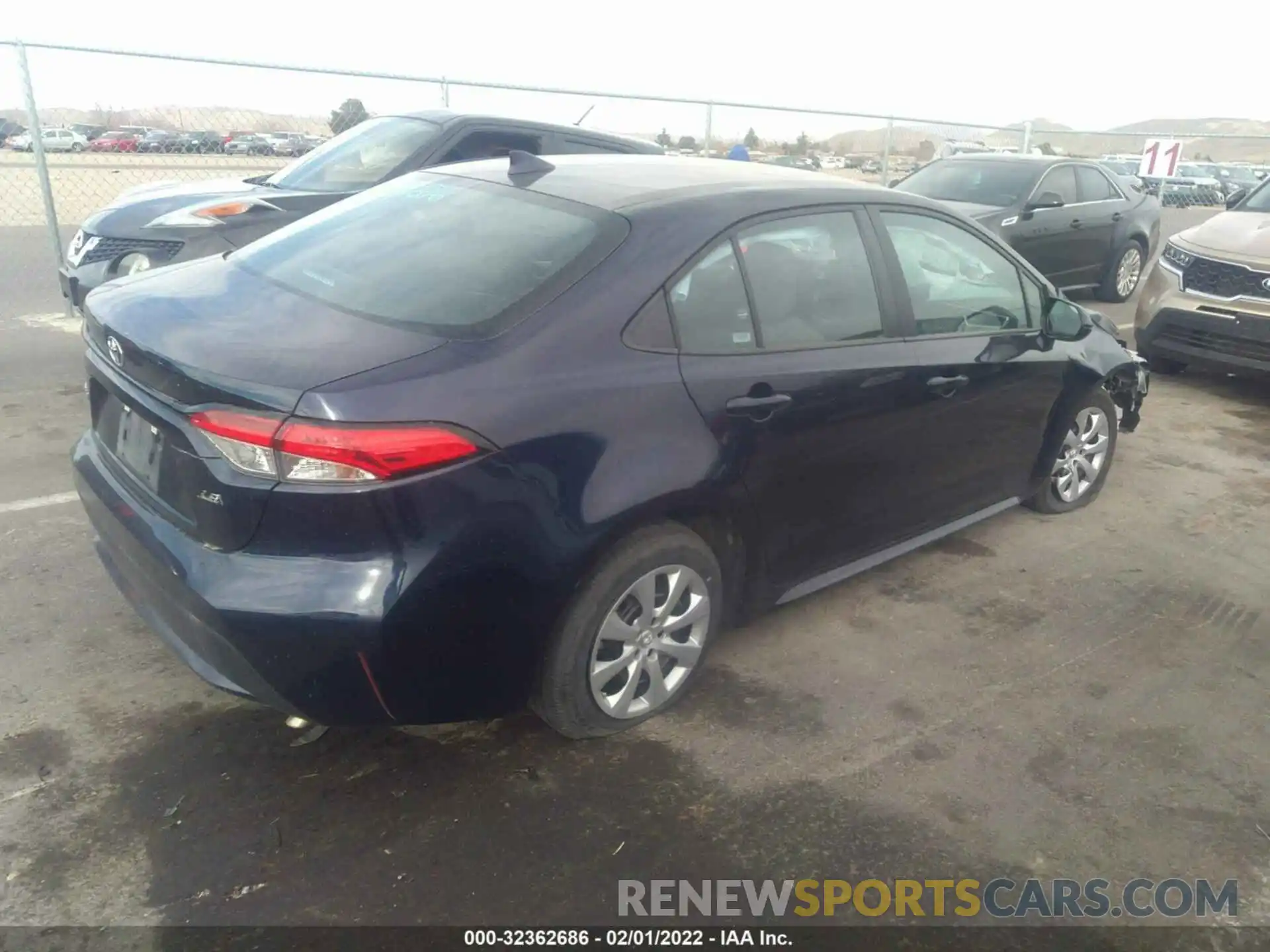 4 Фотография поврежденного автомобиля 5YFEPMAE5MP253510 TOYOTA COROLLA 2021