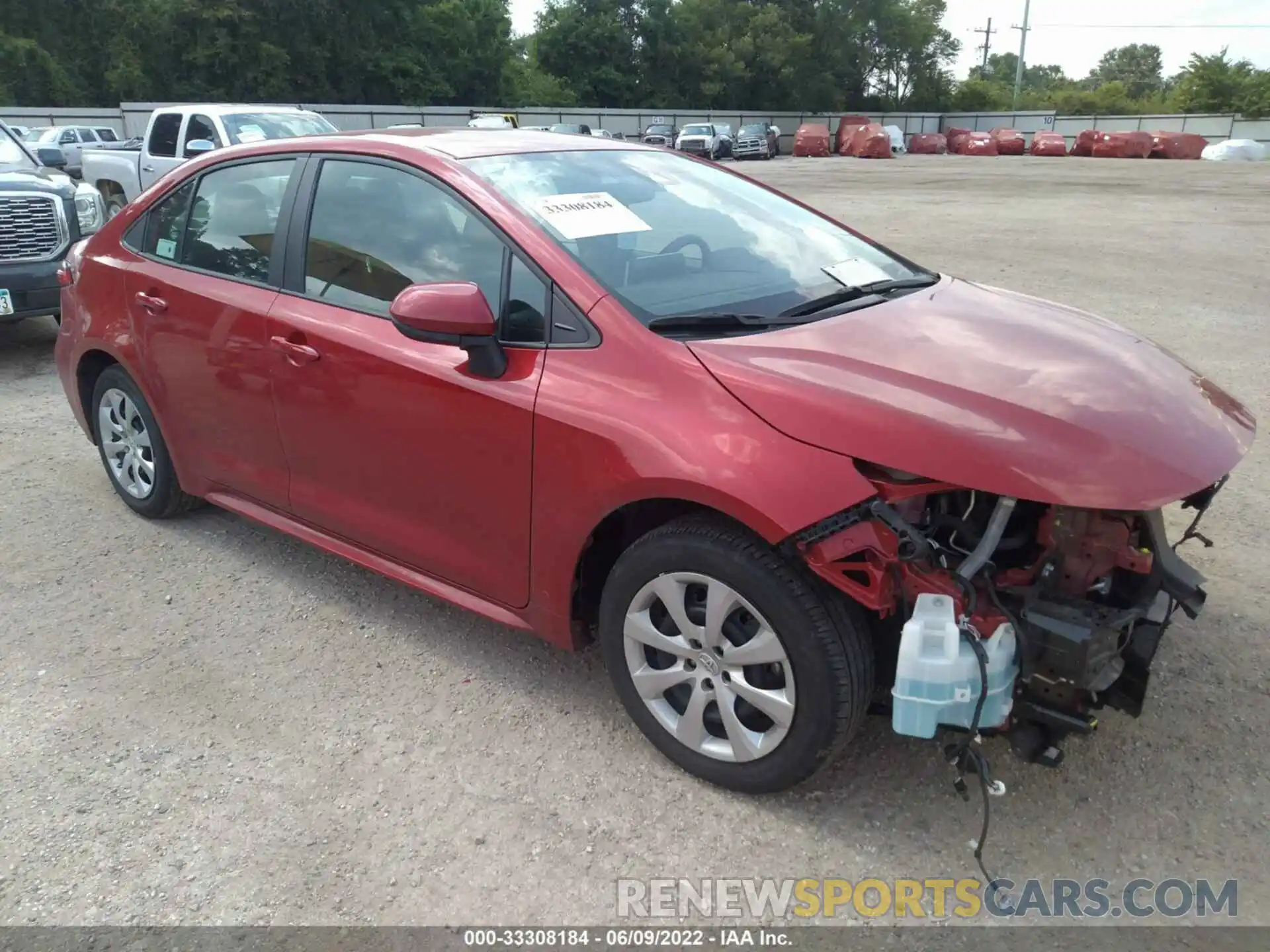 1 Photograph of a damaged car 5YFEPMAE5MP254043 TOYOTA COROLLA 2021