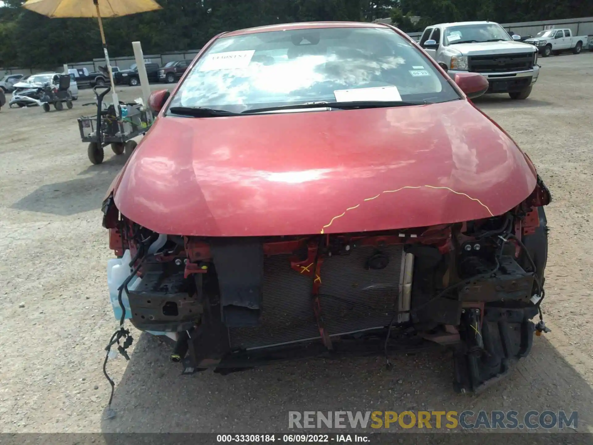 6 Photograph of a damaged car 5YFEPMAE5MP254043 TOYOTA COROLLA 2021