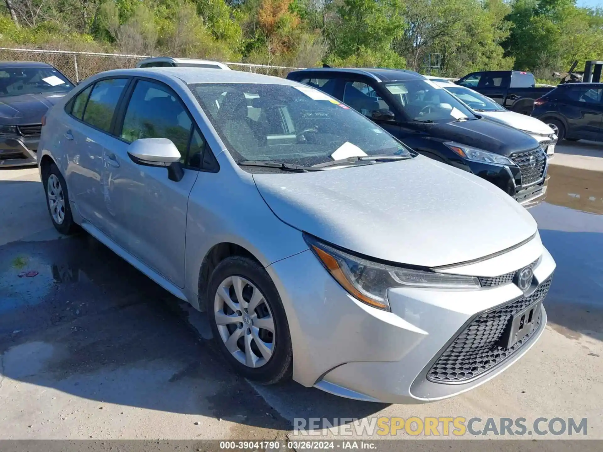 1 Photograph of a damaged car 5YFEPMAE5MP254267 TOYOTA COROLLA 2021