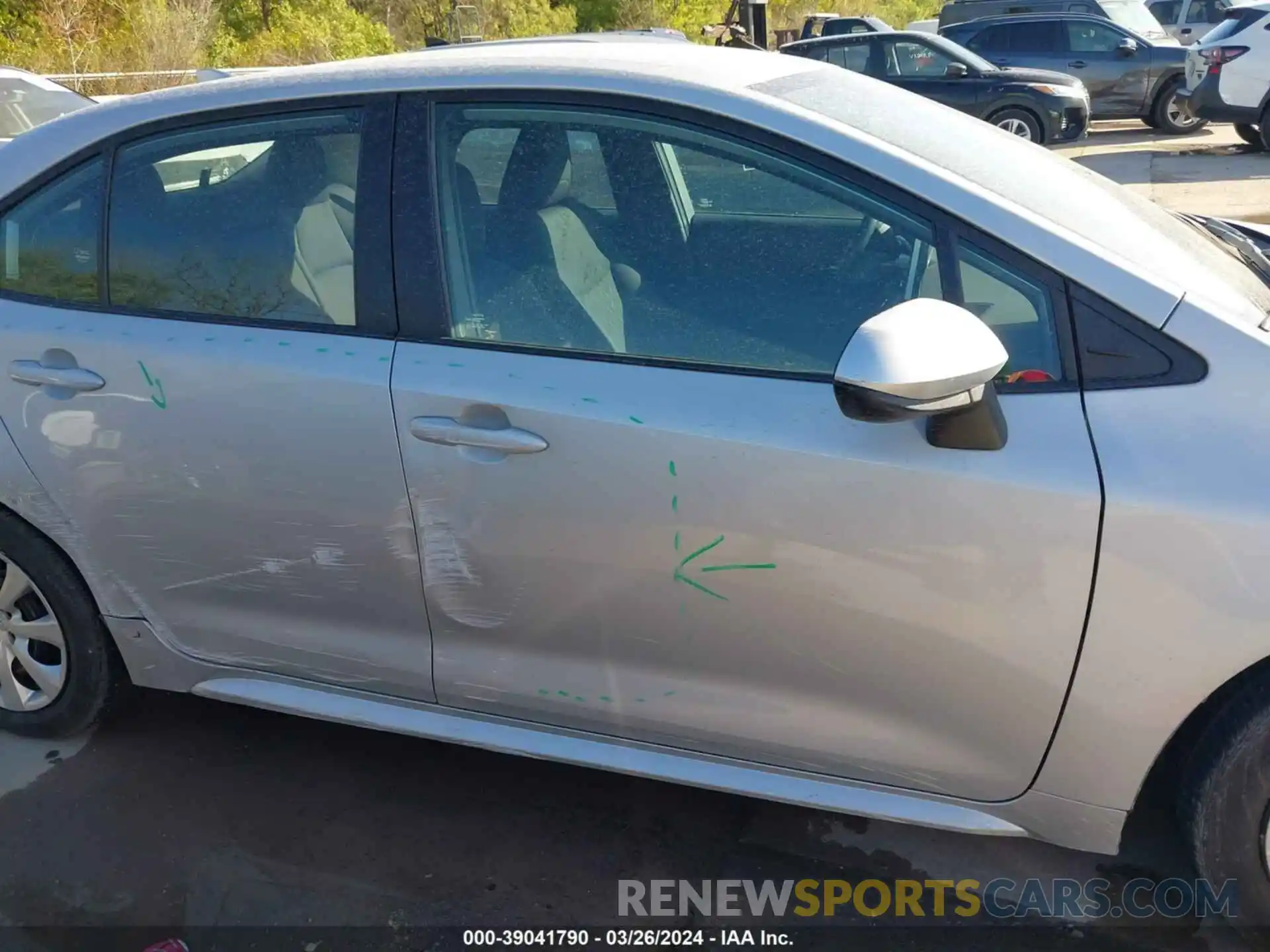 13 Photograph of a damaged car 5YFEPMAE5MP254267 TOYOTA COROLLA 2021