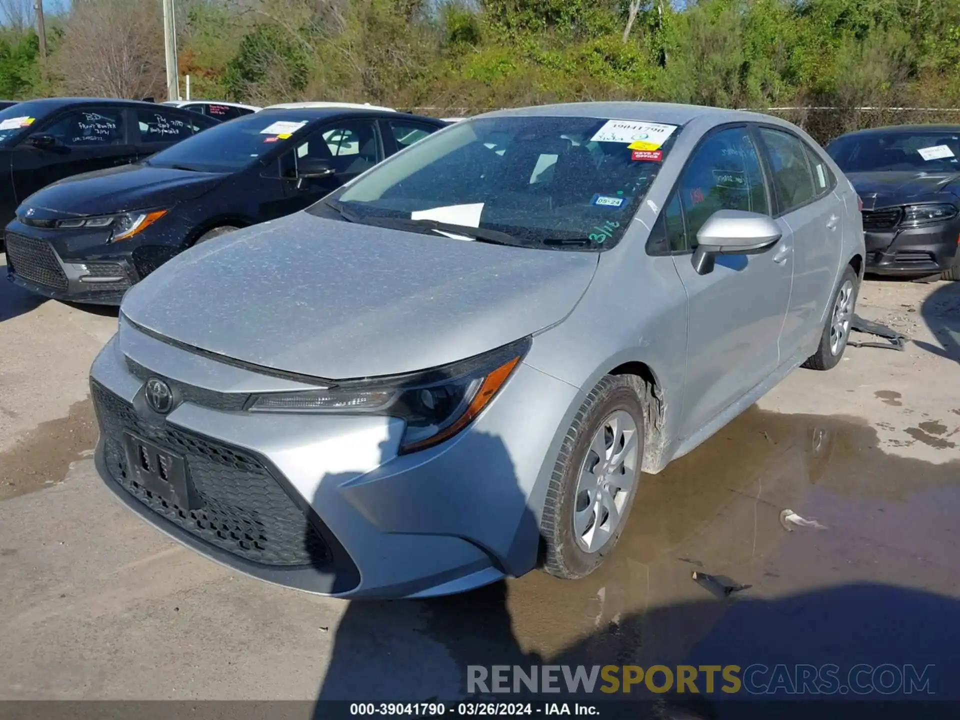 2 Photograph of a damaged car 5YFEPMAE5MP254267 TOYOTA COROLLA 2021