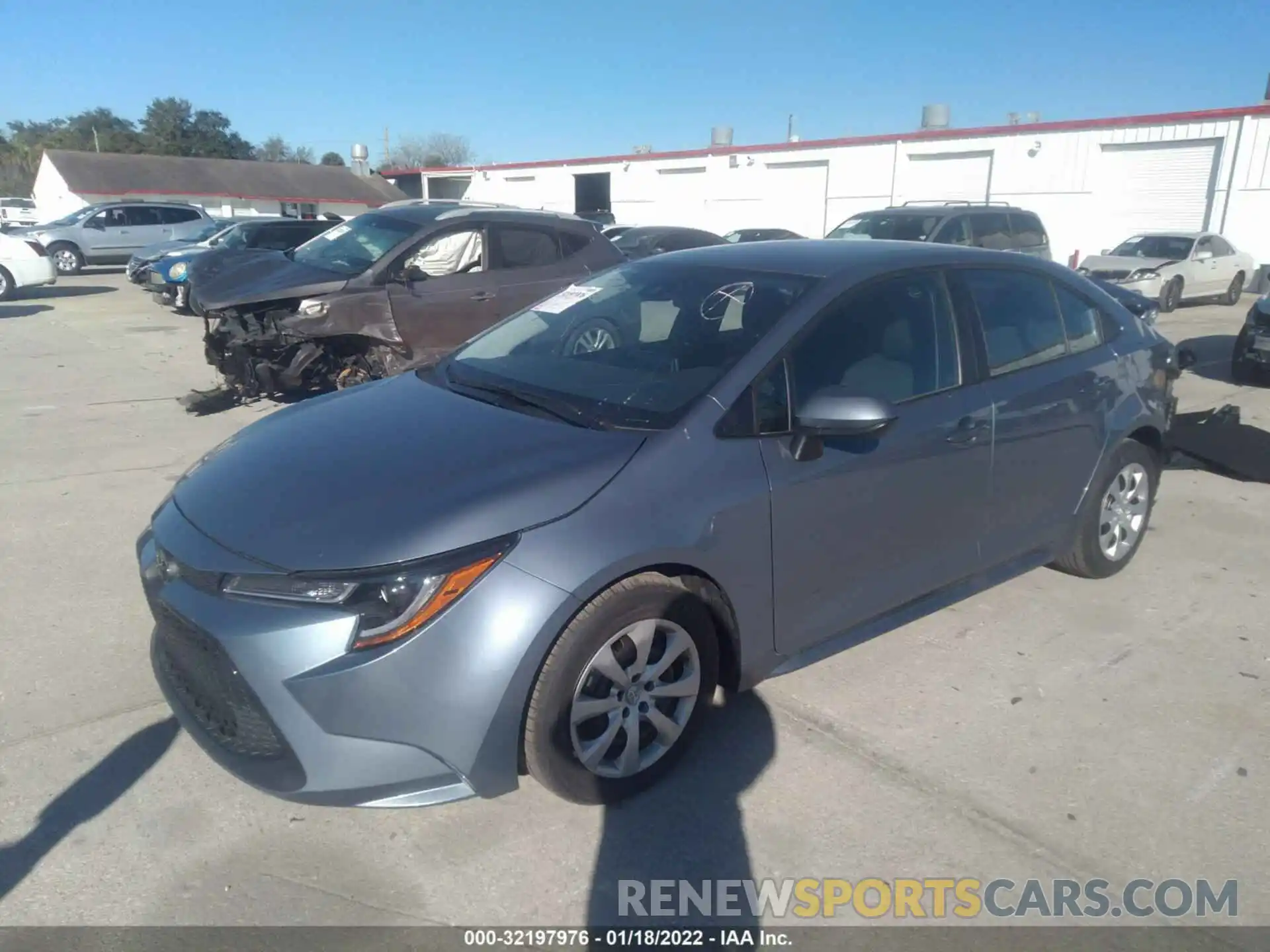 2 Photograph of a damaged car 5YFEPMAE5MP254320 TOYOTA COROLLA 2021