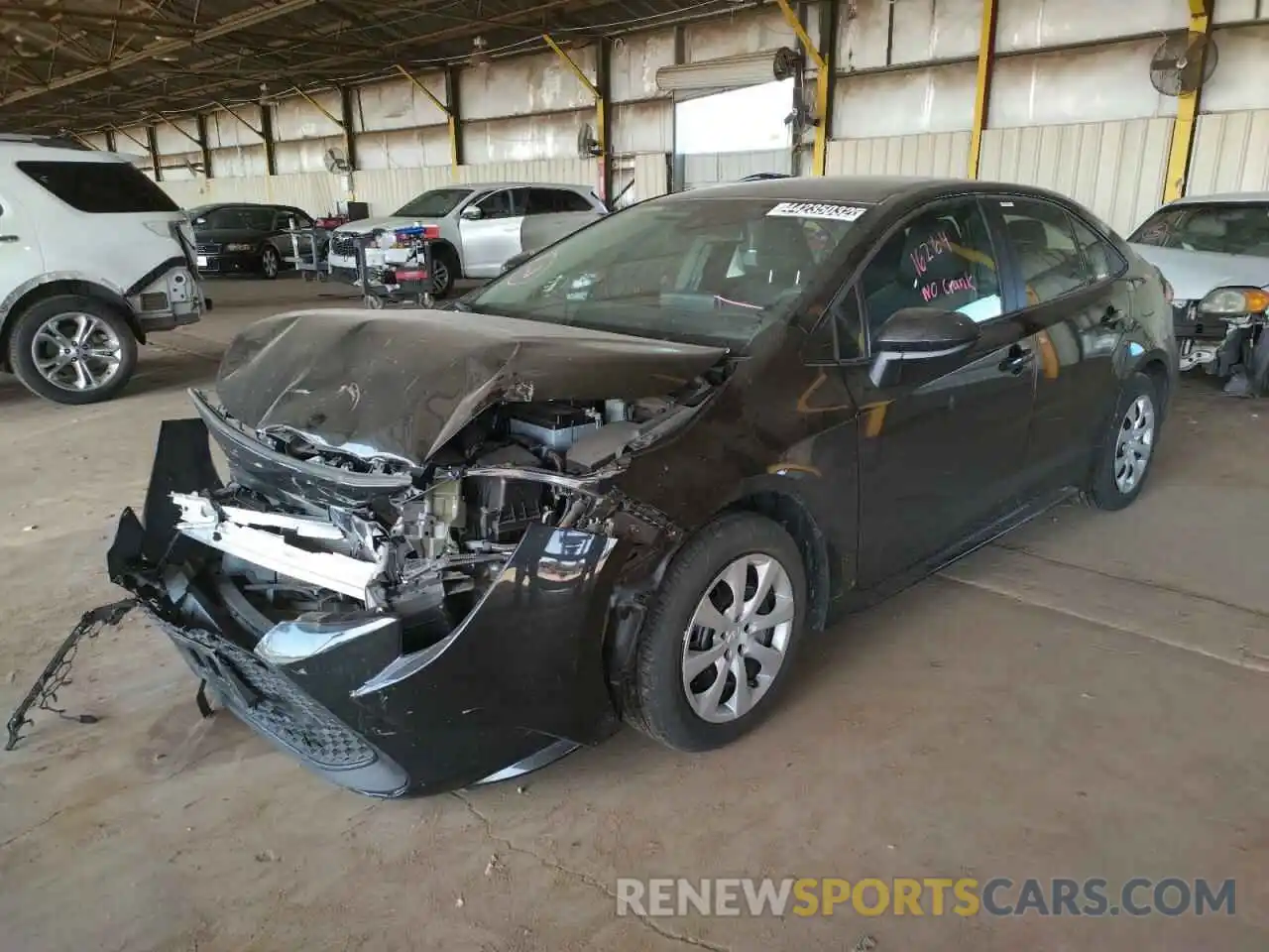 2 Photograph of a damaged car 5YFEPMAE5MP256486 TOYOTA COROLLA 2021