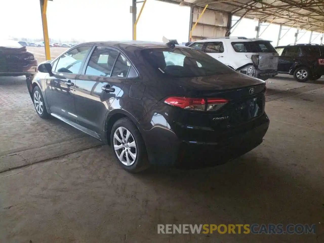 3 Photograph of a damaged car 5YFEPMAE5MP256486 TOYOTA COROLLA 2021