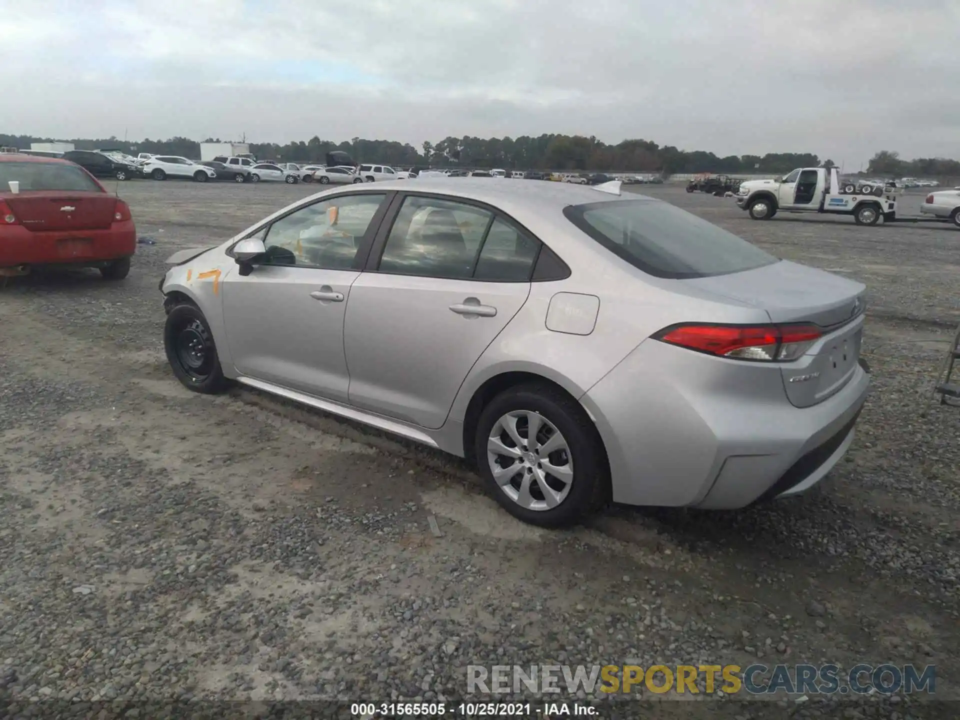 3 Photograph of a damaged car 5YFEPMAE5MP258464 TOYOTA COROLLA 2021