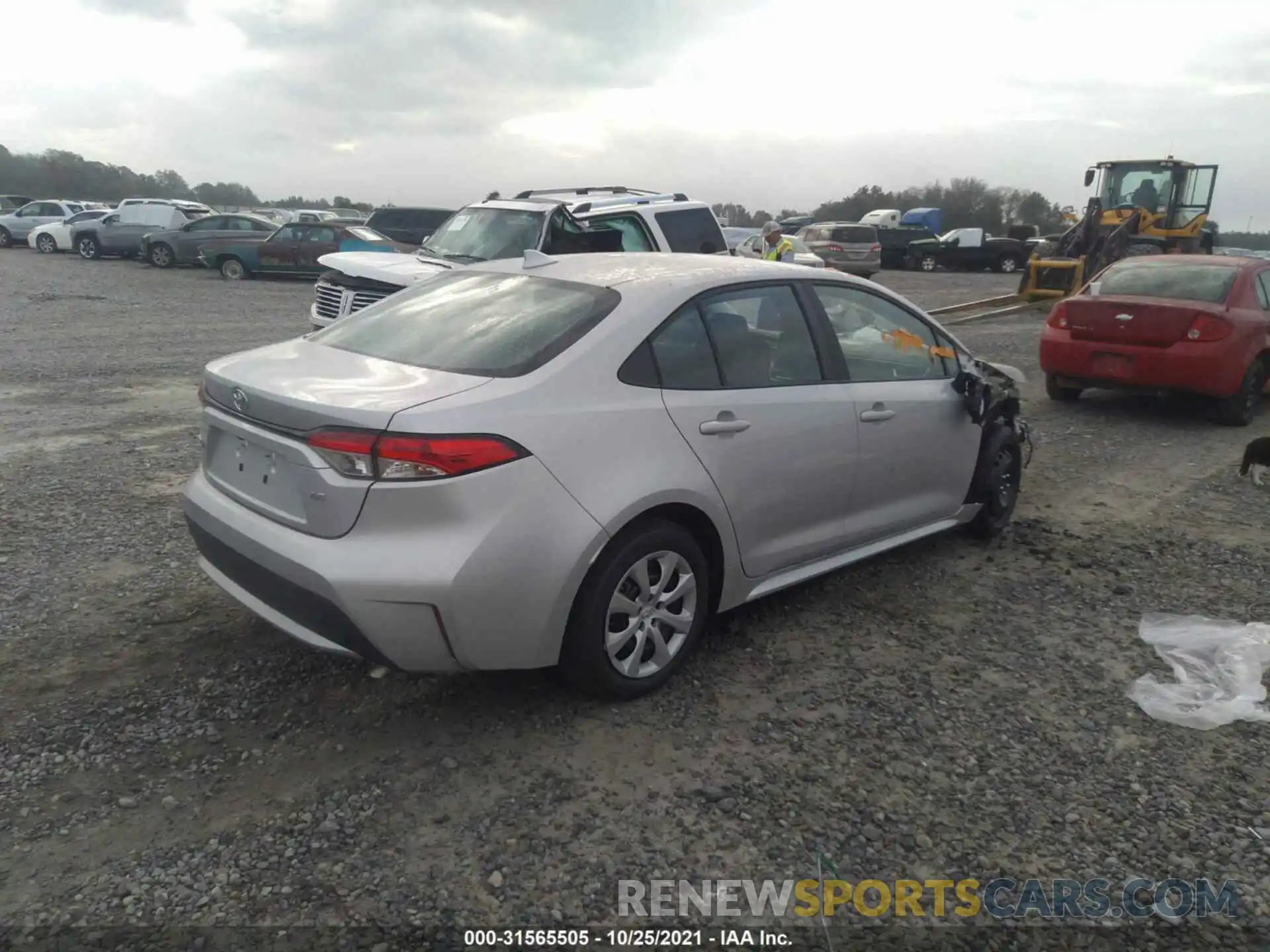 4 Photograph of a damaged car 5YFEPMAE5MP258464 TOYOTA COROLLA 2021