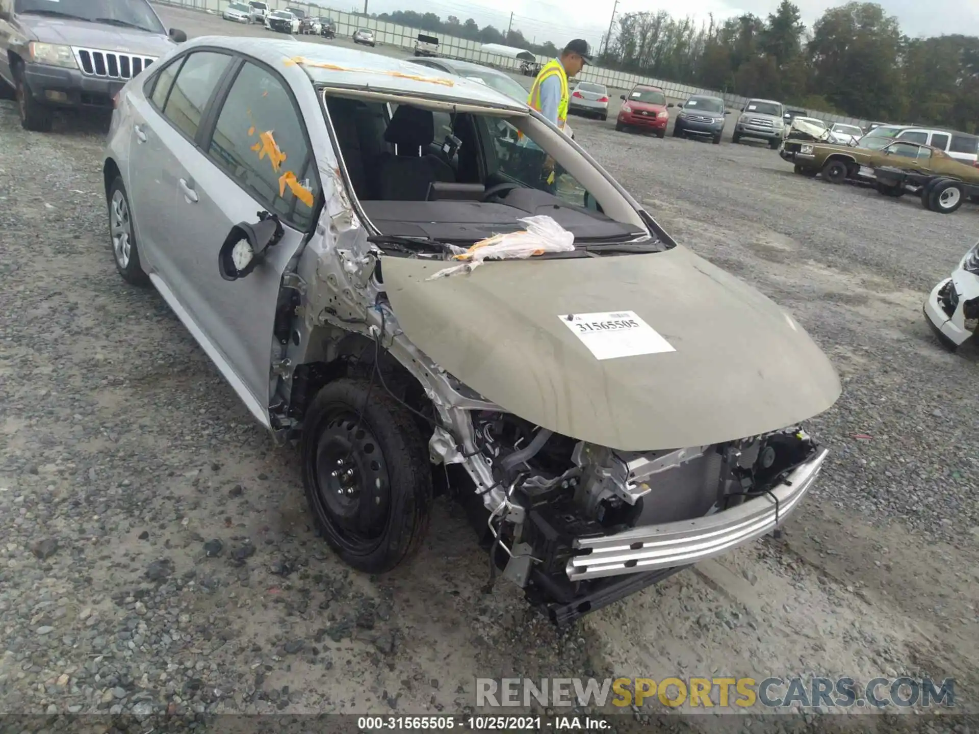 6 Photograph of a damaged car 5YFEPMAE5MP258464 TOYOTA COROLLA 2021