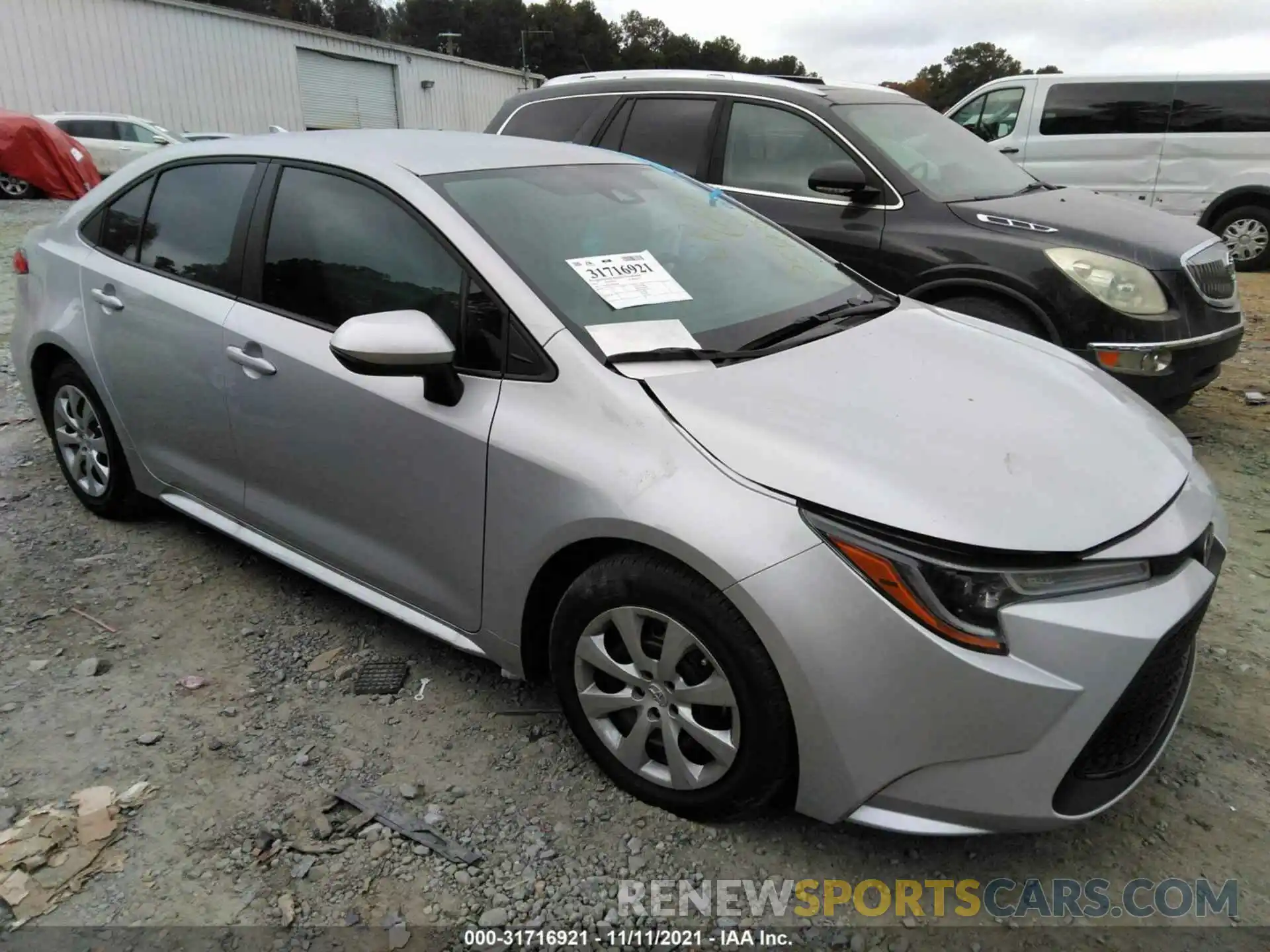 1 Photograph of a damaged car 5YFEPMAE5MP259064 TOYOTA COROLLA 2021