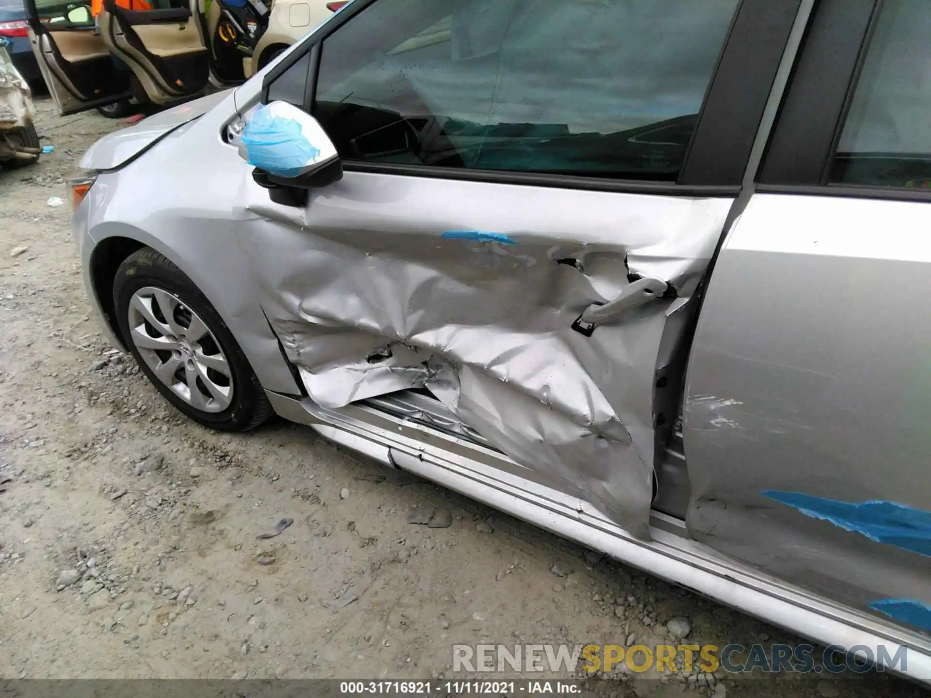 6 Photograph of a damaged car 5YFEPMAE5MP259064 TOYOTA COROLLA 2021