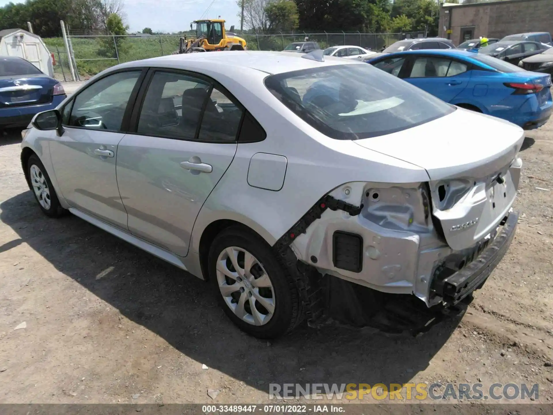 3 Photograph of a damaged car 5YFEPMAE5MP259100 TOYOTA COROLLA 2021