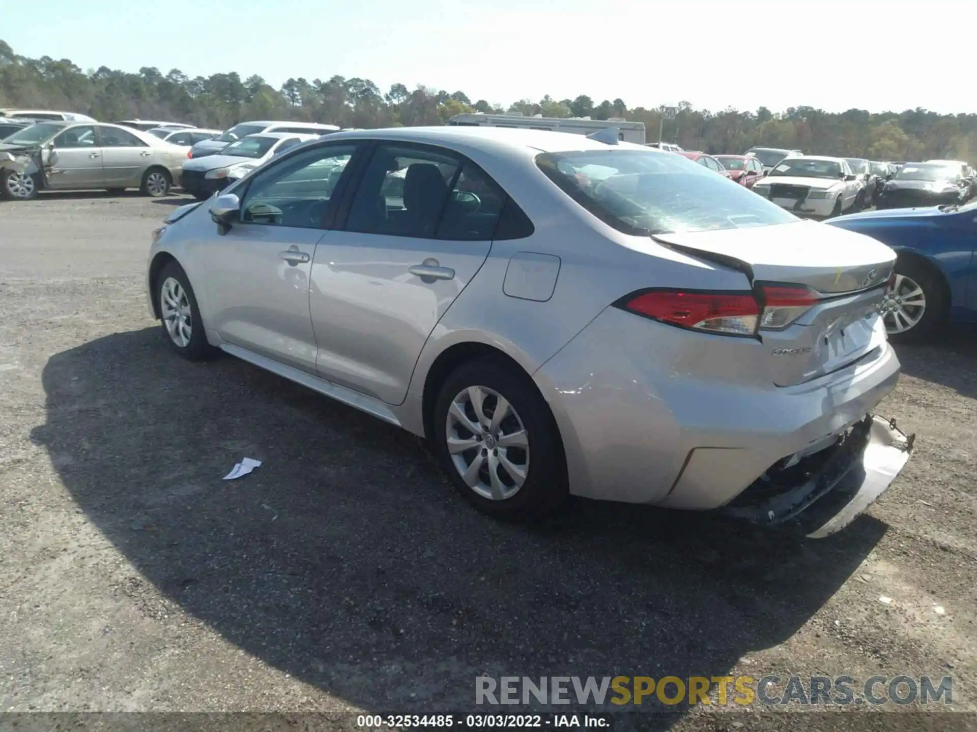 3 Photograph of a damaged car 5YFEPMAE5MP259985 TOYOTA COROLLA 2021