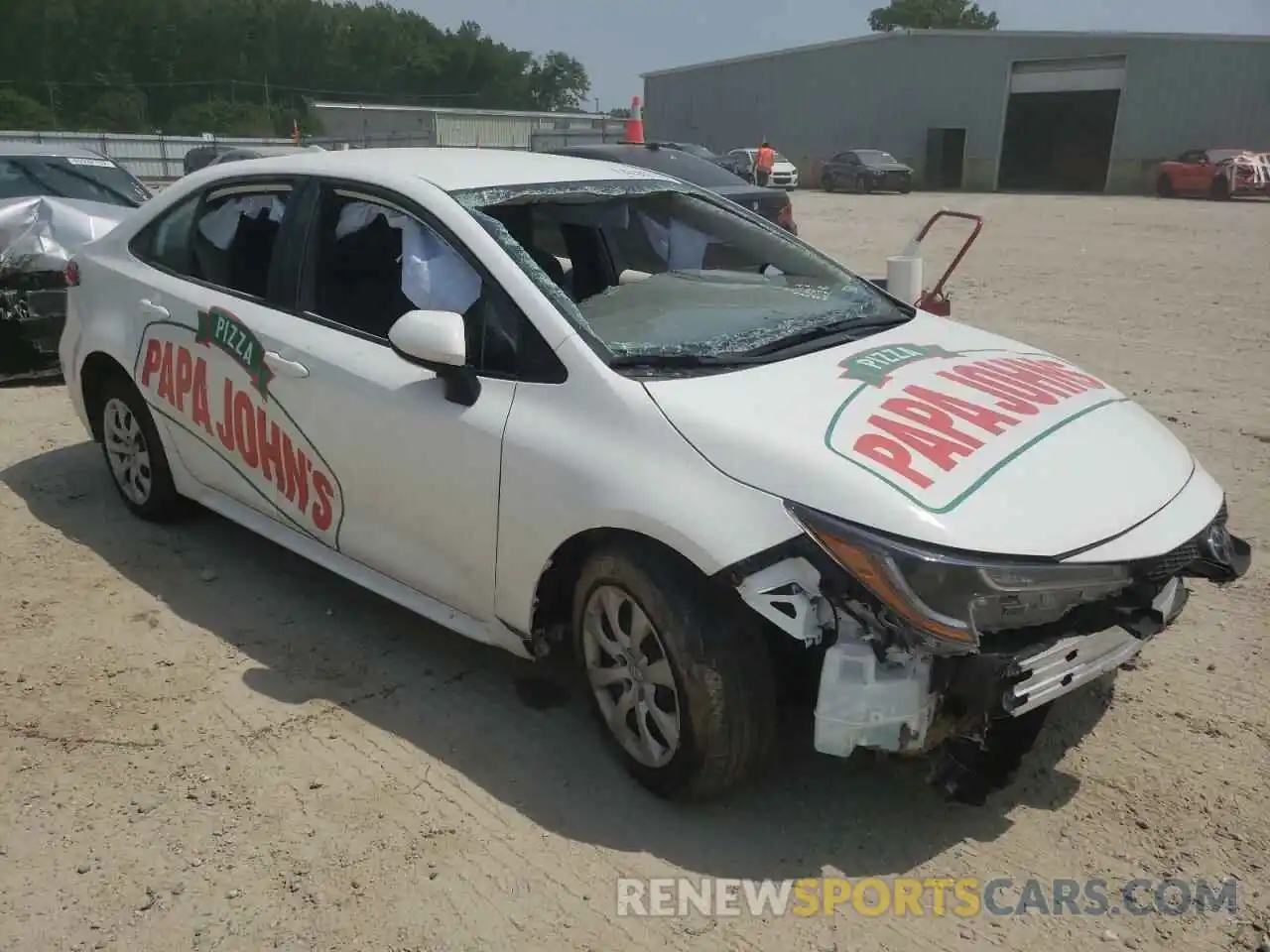 1 Photograph of a damaged car 5YFEPMAE5MP261798 TOYOTA COROLLA 2021