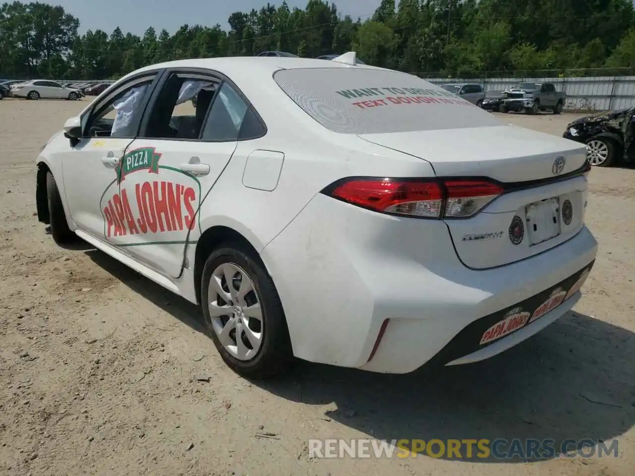 3 Photograph of a damaged car 5YFEPMAE5MP261798 TOYOTA COROLLA 2021