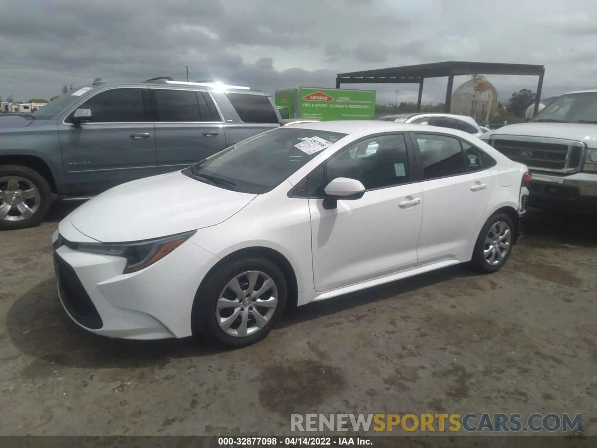 2 Photograph of a damaged car 5YFEPMAE5MP263535 TOYOTA COROLLA 2021