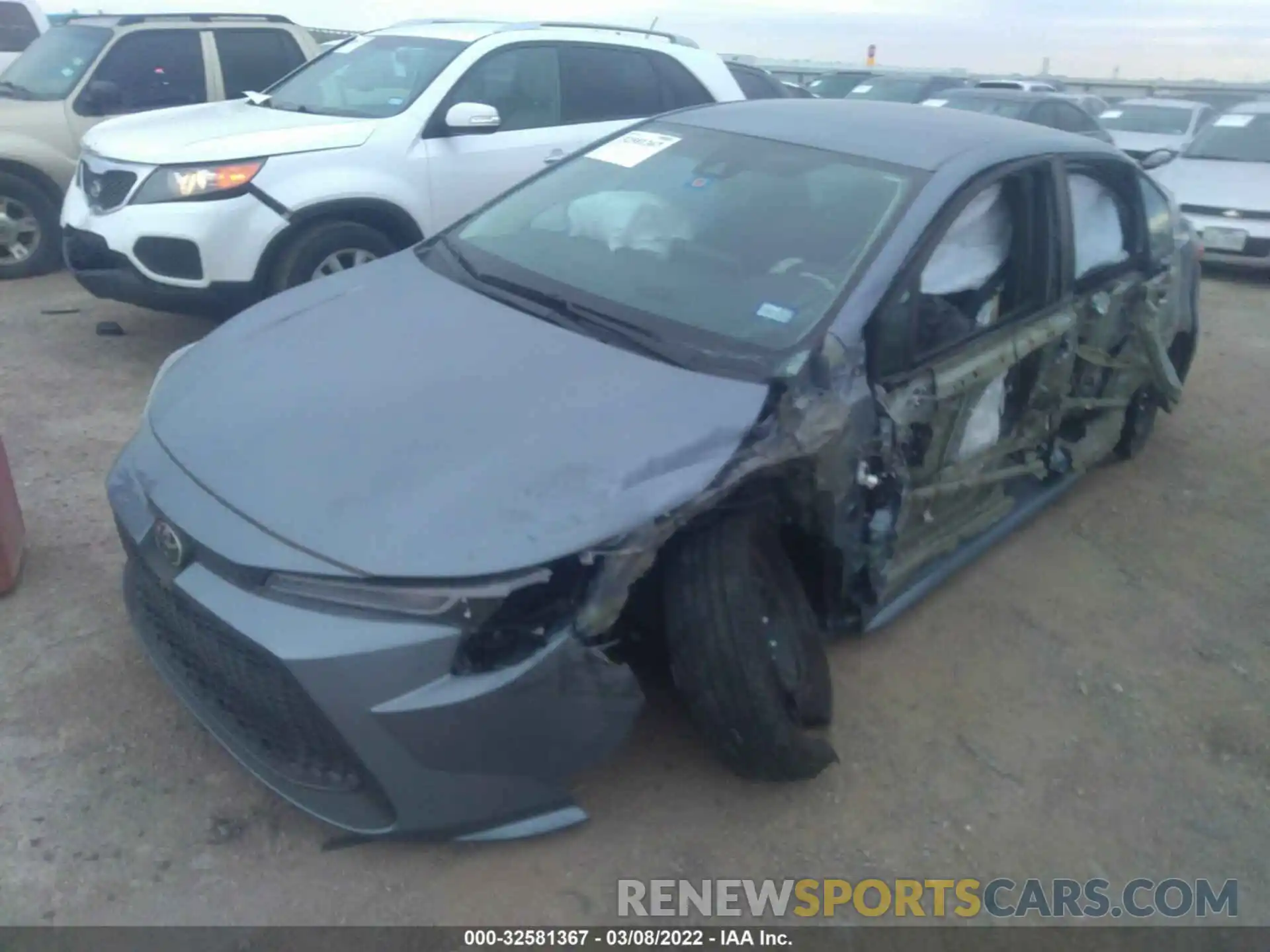 2 Photograph of a damaged car 5YFEPMAE5MP264197 TOYOTA COROLLA 2021