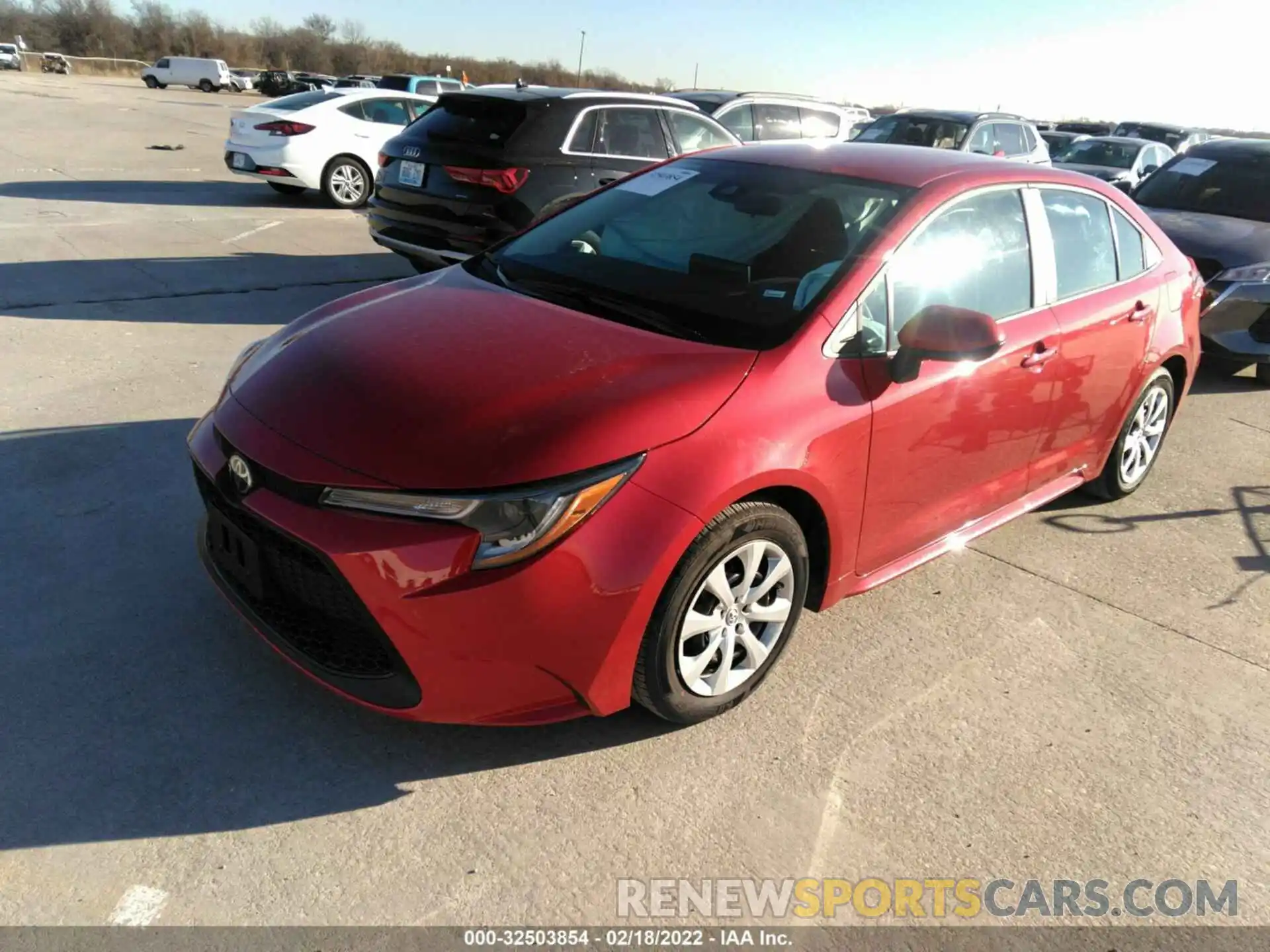 2 Photograph of a damaged car 5YFEPMAE5MP265480 TOYOTA COROLLA 2021