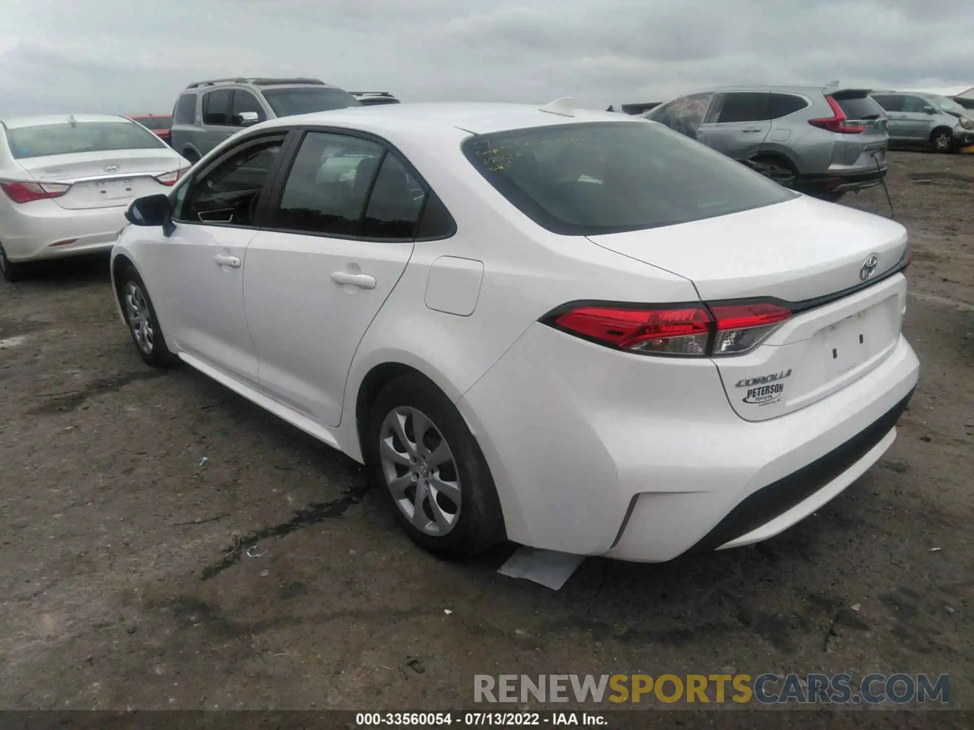 3 Photograph of a damaged car 5YFEPMAE5MP267231 TOYOTA COROLLA 2021