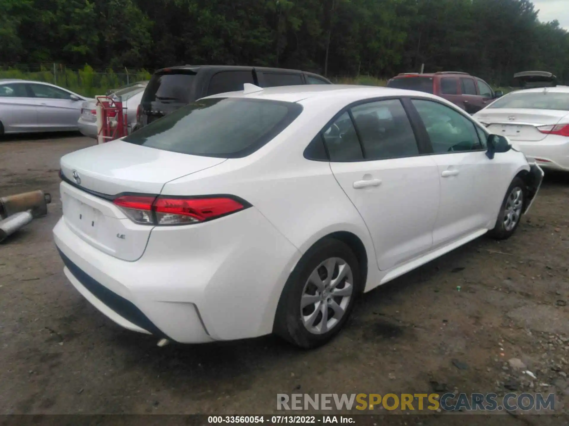 4 Photograph of a damaged car 5YFEPMAE5MP267231 TOYOTA COROLLA 2021