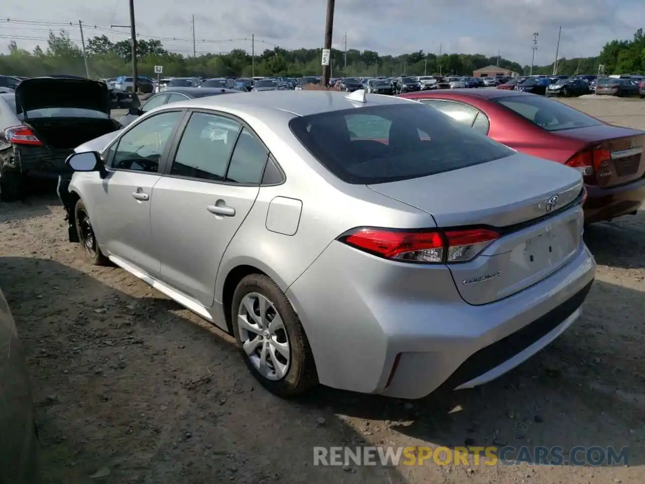 3 Photograph of a damaged car 5YFEPMAE5MP267908 TOYOTA COROLLA 2021