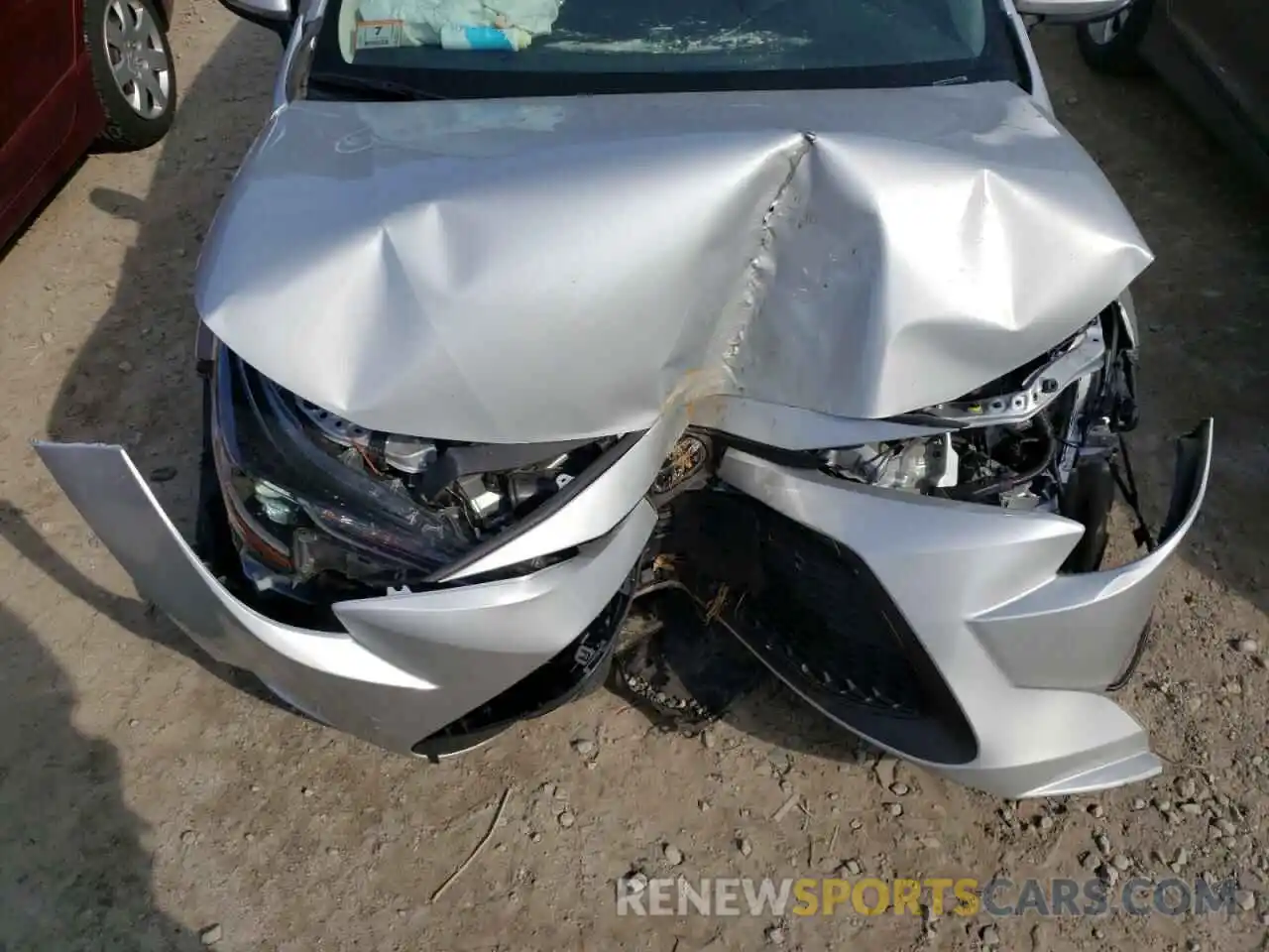 7 Photograph of a damaged car 5YFEPMAE5MP267908 TOYOTA COROLLA 2021