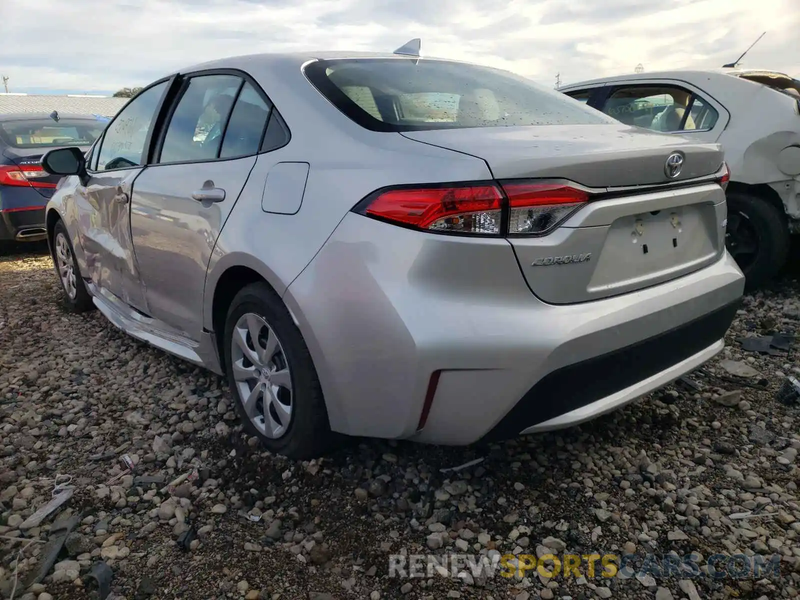 3 Photograph of a damaged car 5YFEPMAE5MP269321 TOYOTA COROLLA 2021