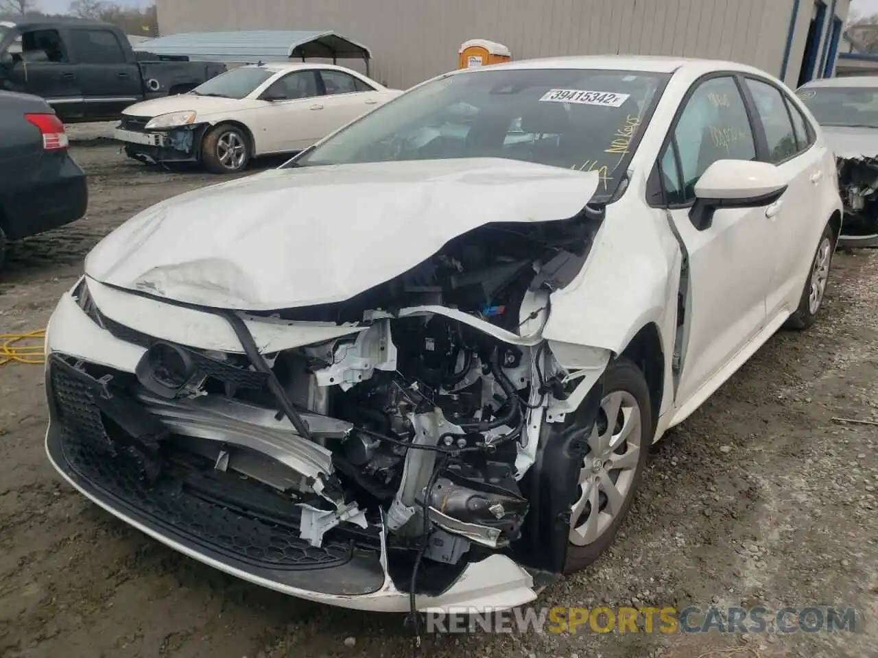 2 Photograph of a damaged car 5YFEPMAE5MP269996 TOYOTA COROLLA 2021