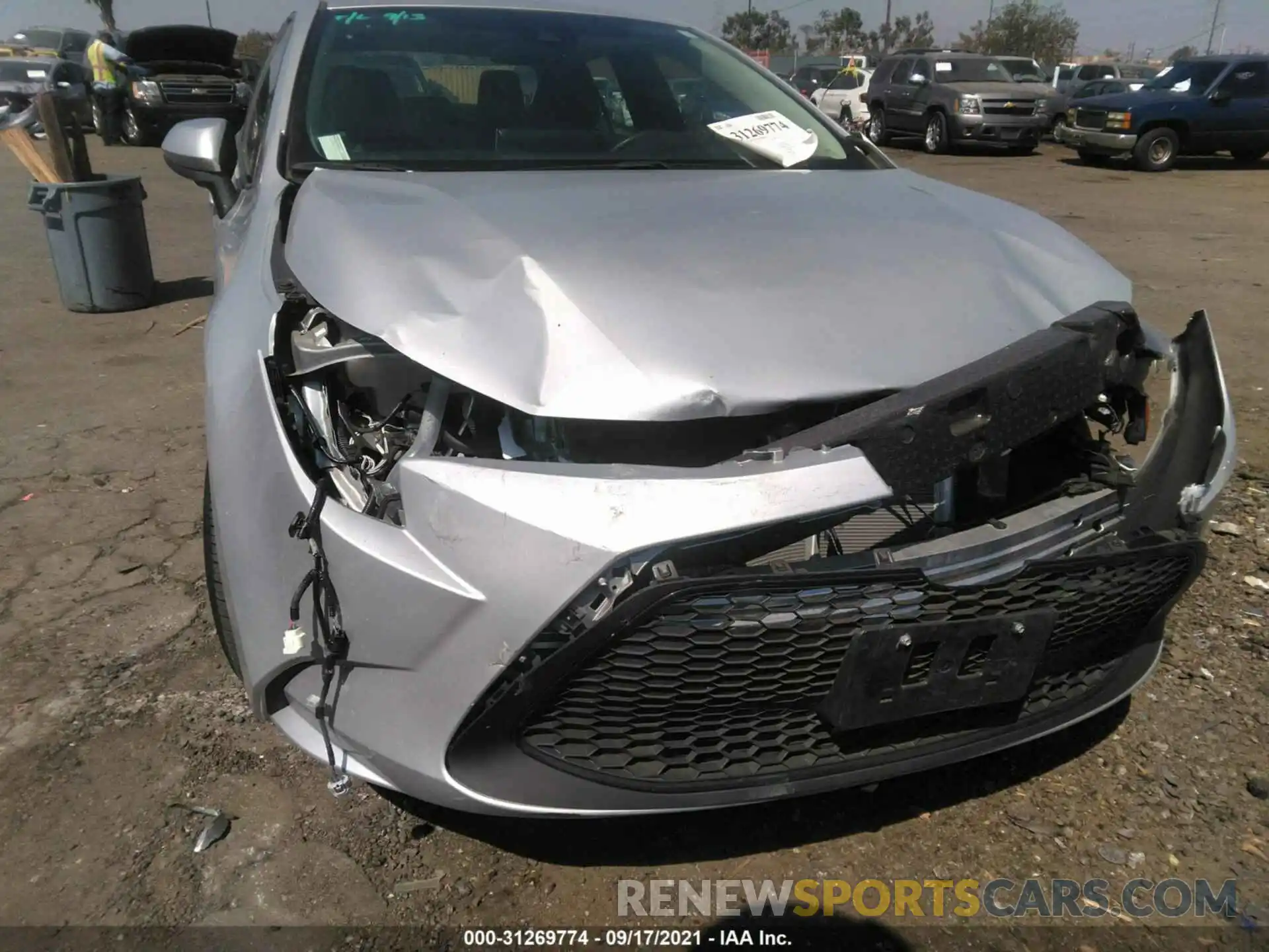 6 Photograph of a damaged car 5YFEPMAE6MP148202 TOYOTA COROLLA 2021