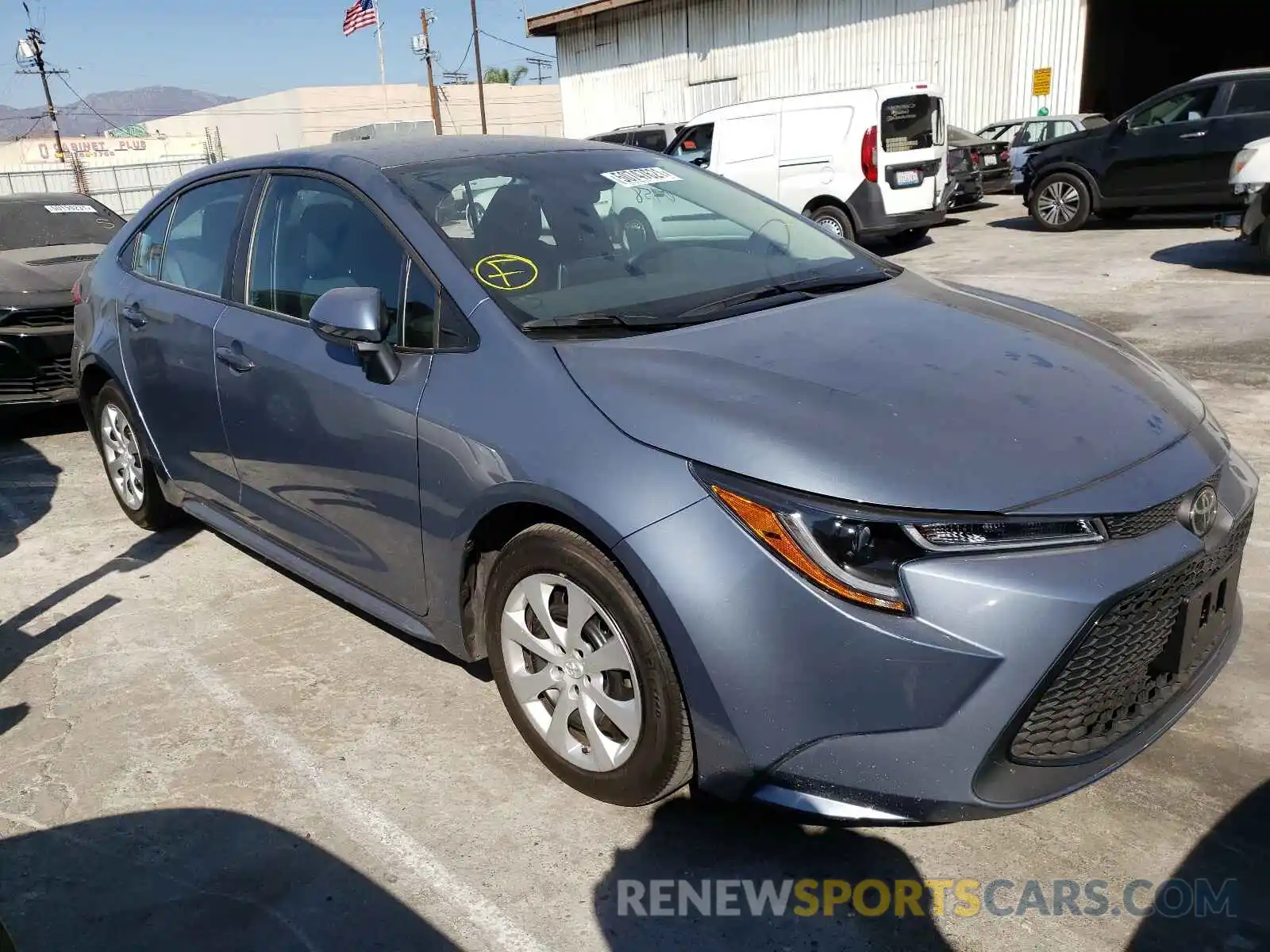 1 Photograph of a damaged car 5YFEPMAE6MP149253 TOYOTA COROLLA 2021