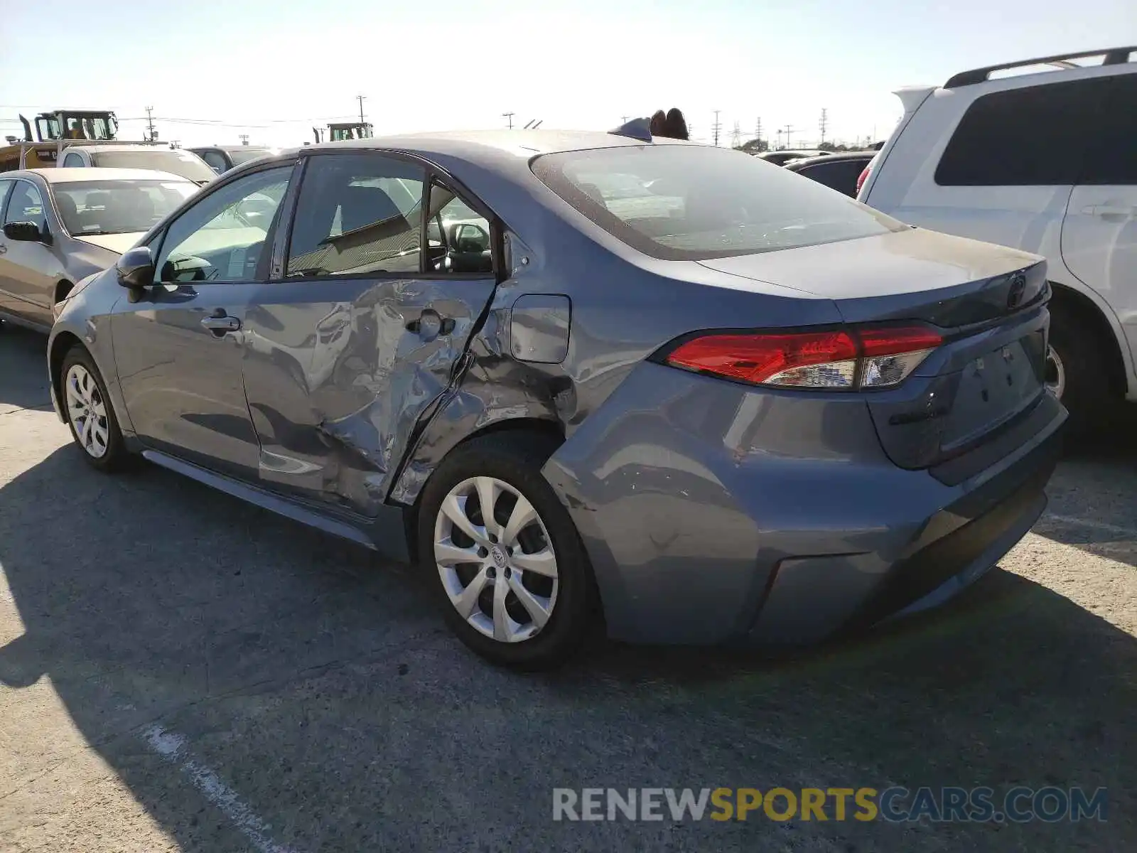 3 Photograph of a damaged car 5YFEPMAE6MP149253 TOYOTA COROLLA 2021