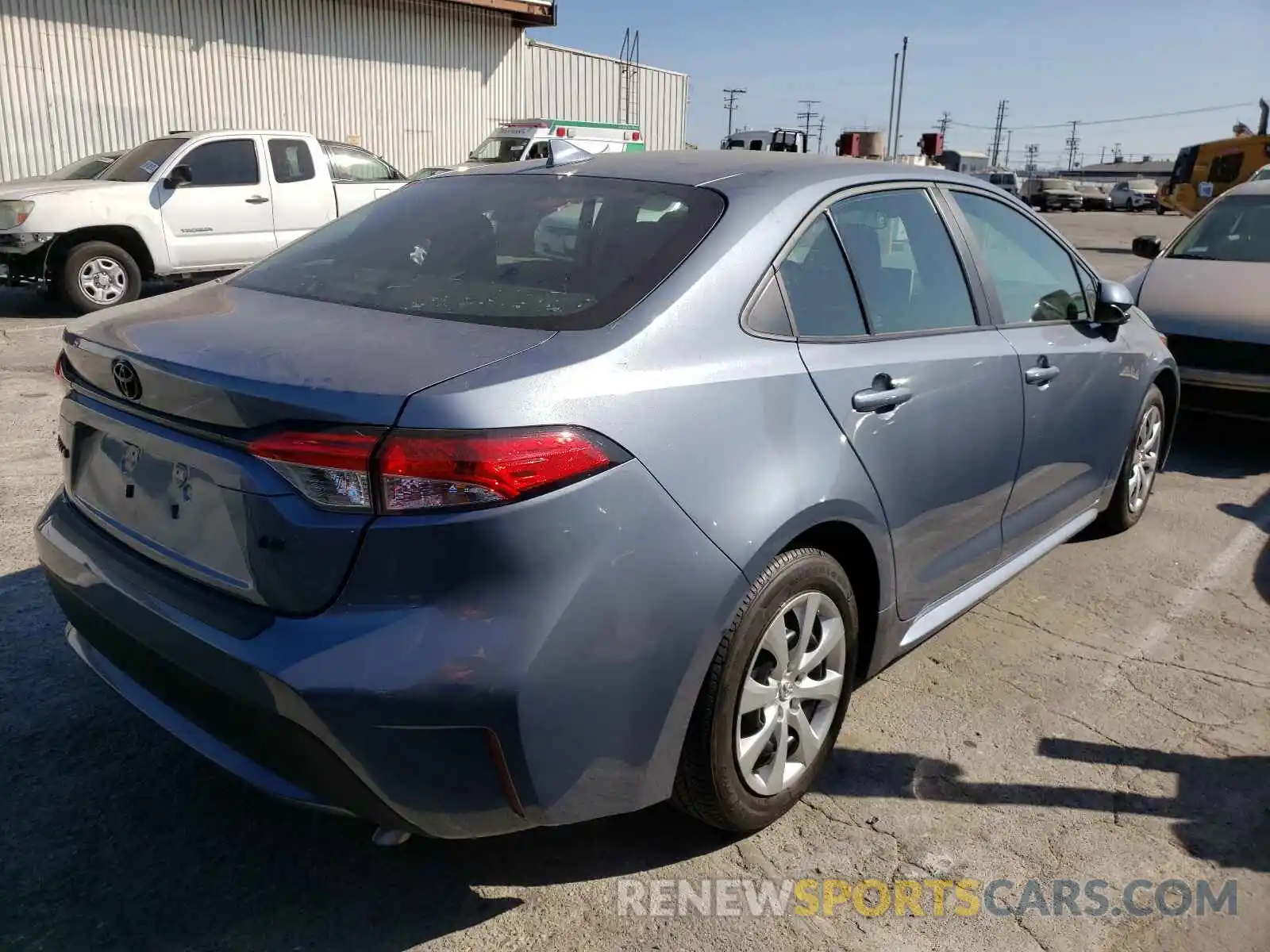 4 Photograph of a damaged car 5YFEPMAE6MP149253 TOYOTA COROLLA 2021