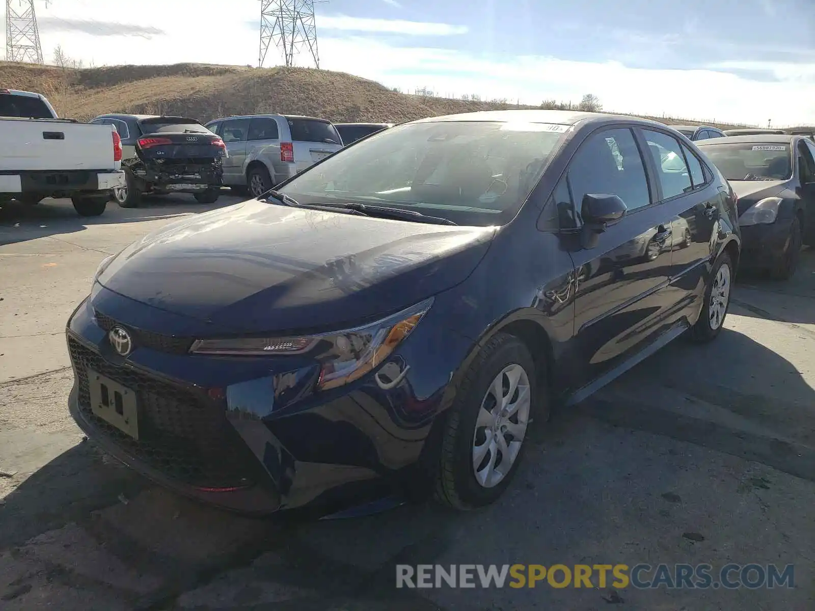 2 Photograph of a damaged car 5YFEPMAE6MP149656 TOYOTA COROLLA 2021