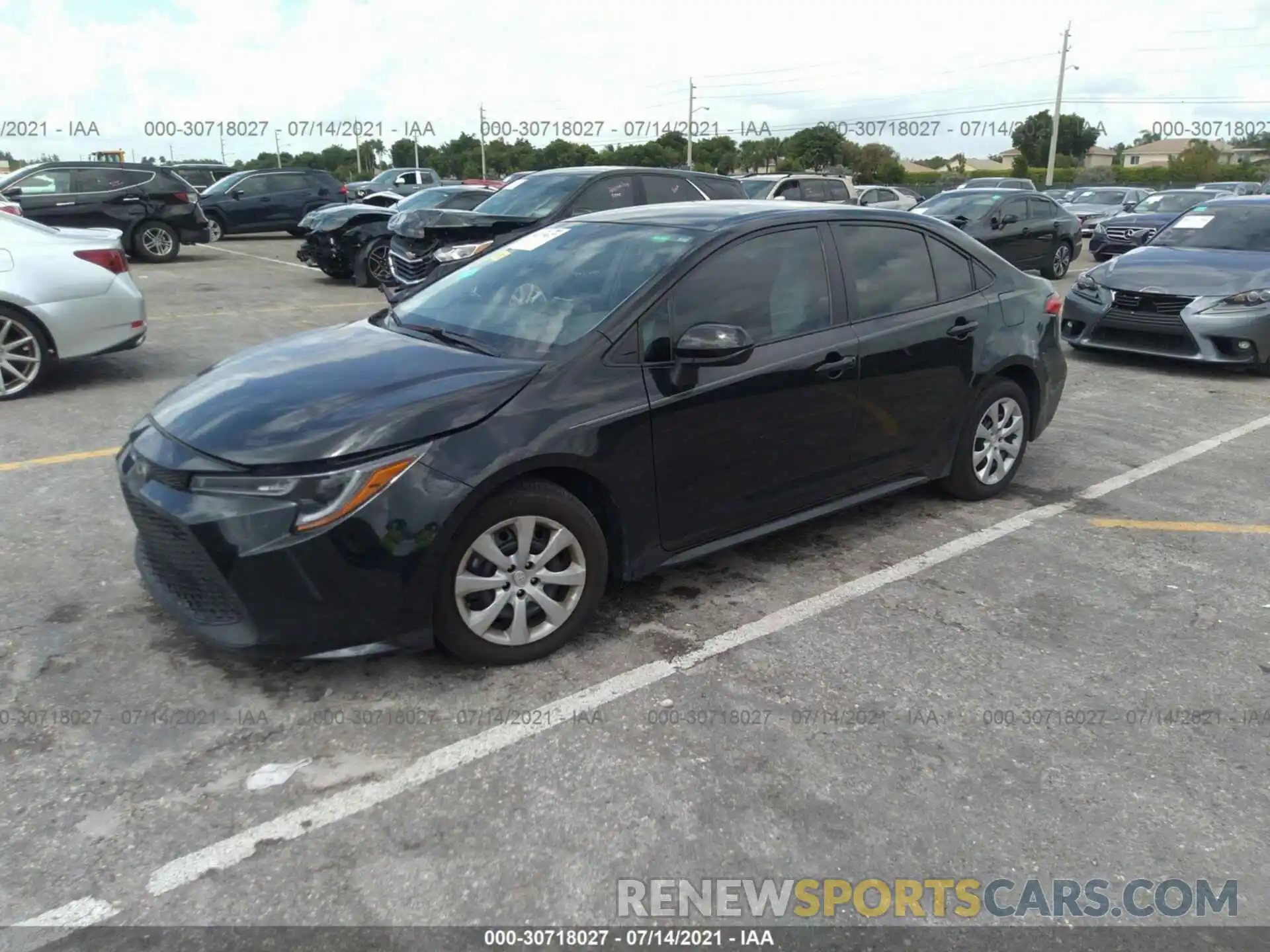 2 Photograph of a damaged car 5YFEPMAE6MP149916 TOYOTA COROLLA 2021