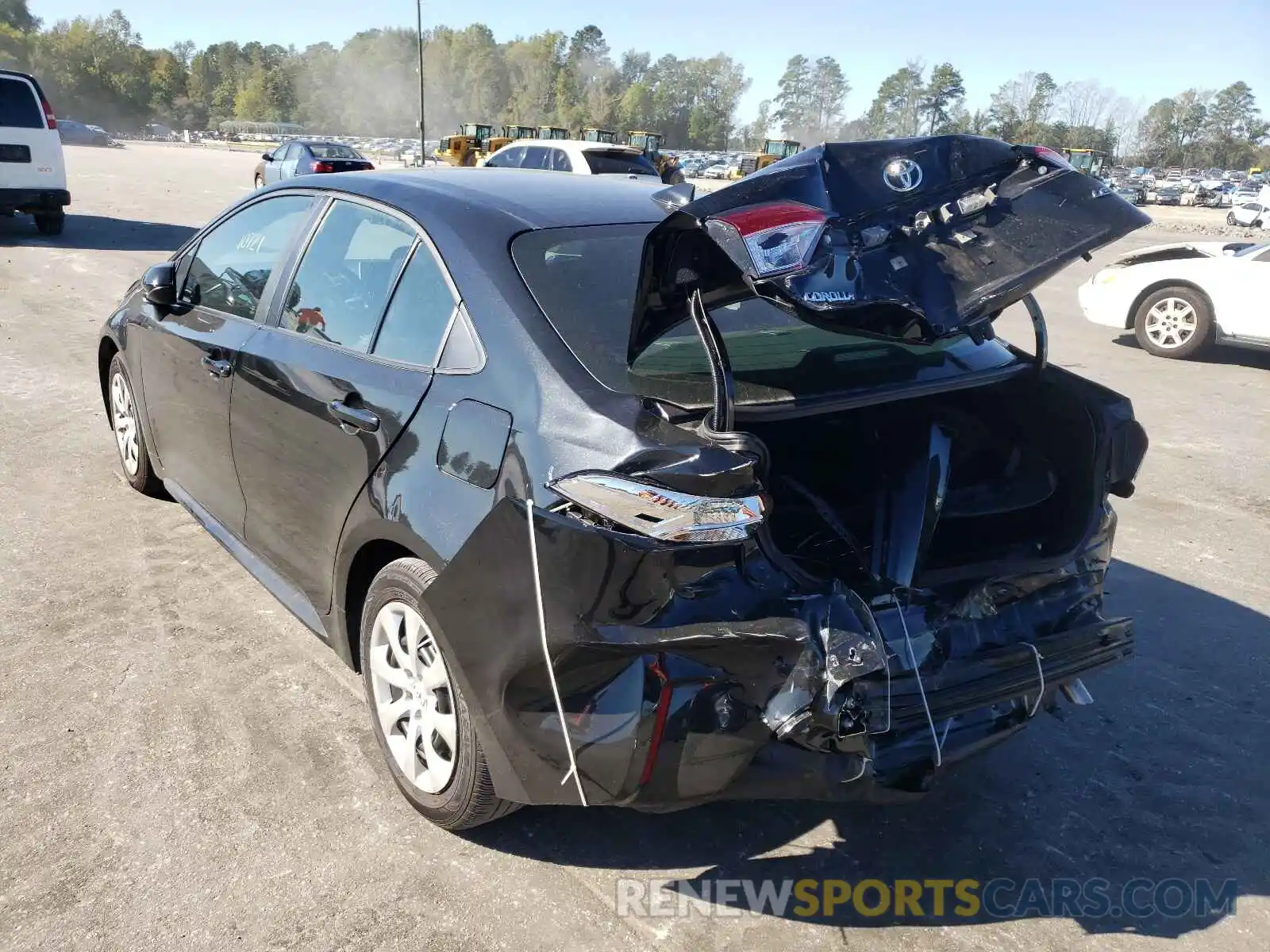 3 Photograph of a damaged car 5YFEPMAE6MP150757 TOYOTA COROLLA 2021