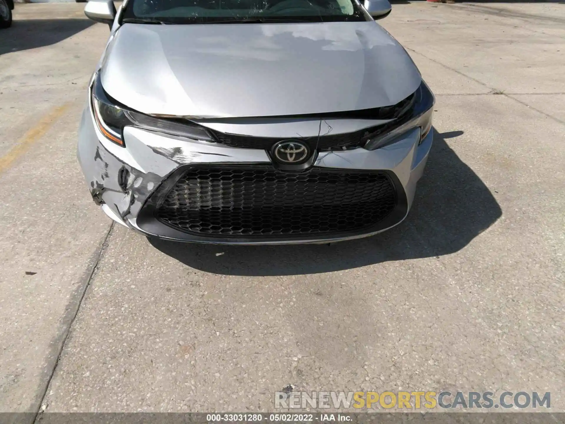 6 Photograph of a damaged car 5YFEPMAE6MP151391 TOYOTA COROLLA 2021