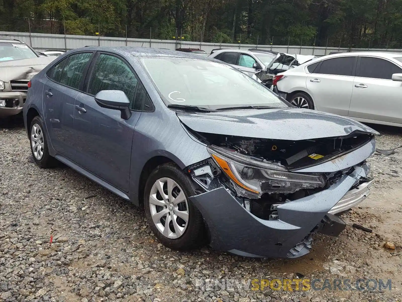 1 Photograph of a damaged car 5YFEPMAE6MP151861 TOYOTA COROLLA 2021