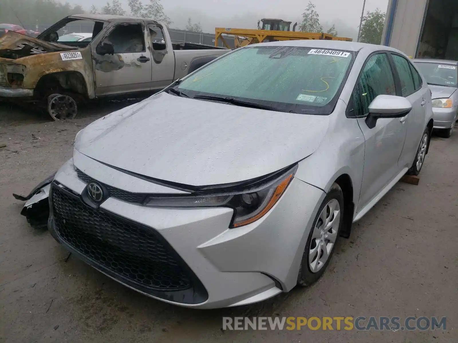 2 Photograph of a damaged car 5YFEPMAE6MP152735 TOYOTA COROLLA 2021