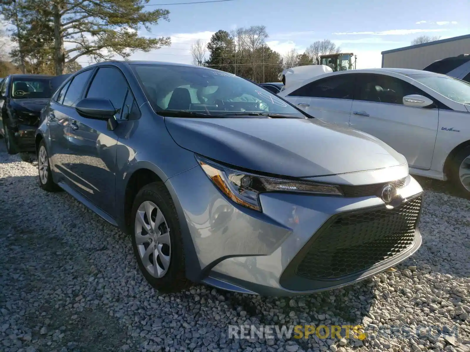 1 Photograph of a damaged car 5YFEPMAE6MP155392 TOYOTA COROLLA 2021