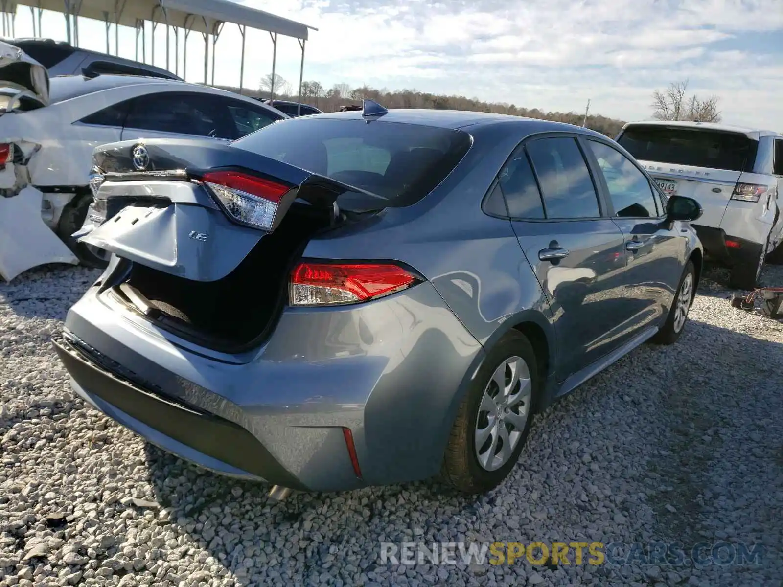 4 Photograph of a damaged car 5YFEPMAE6MP155392 TOYOTA COROLLA 2021