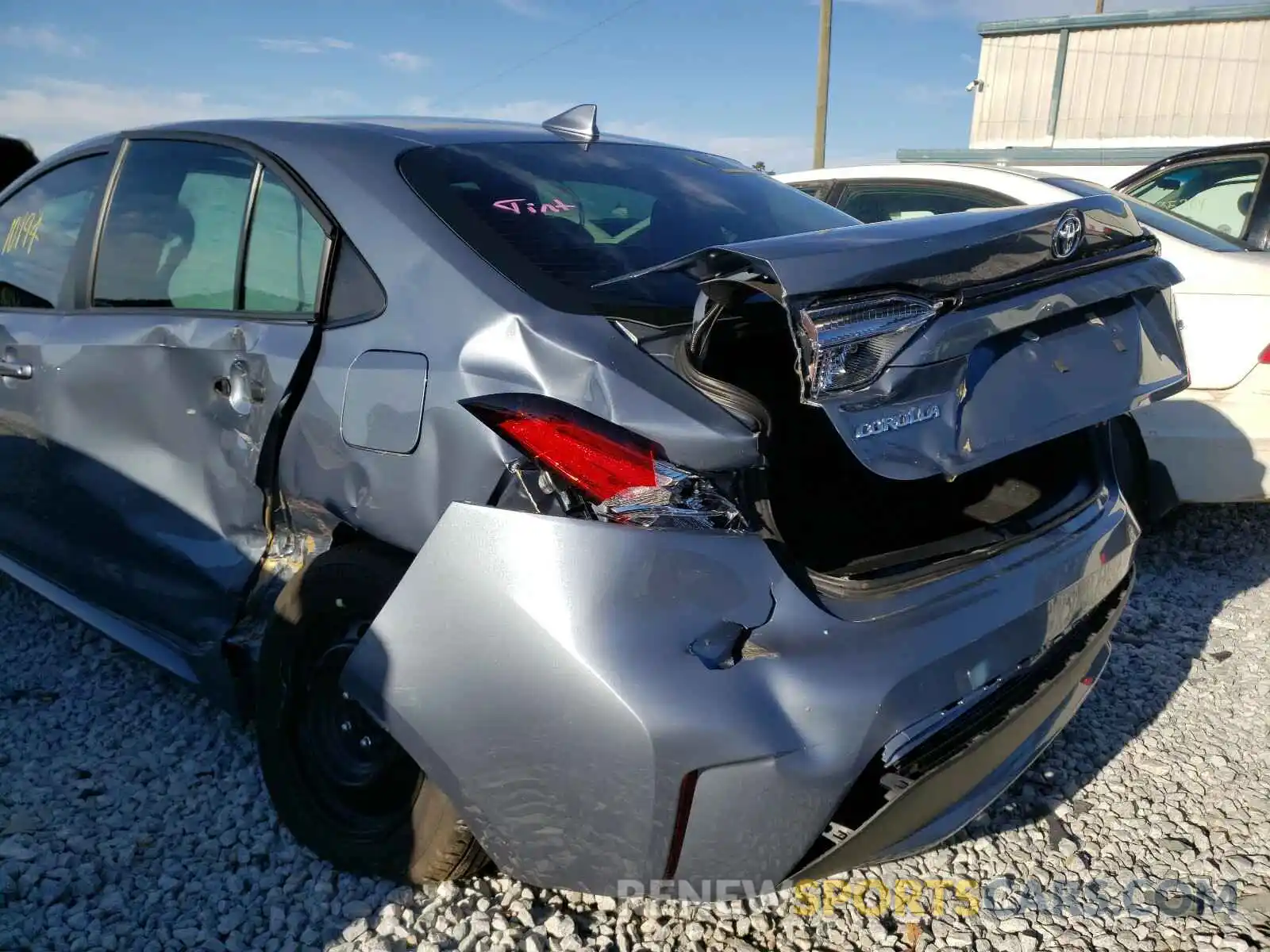 9 Photograph of a damaged car 5YFEPMAE6MP155392 TOYOTA COROLLA 2021